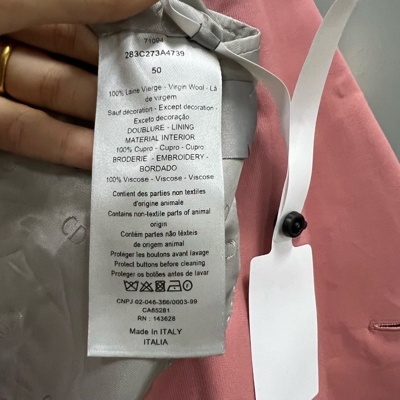 Dior Dior Casual Pink Suit 40r Men Size 40R - 5 Thumbnail