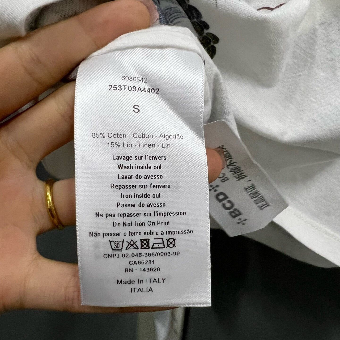 Dior Dior Floral T-Shirt S Women Size S / US 4 / IT 40 - 3 Thumbnail