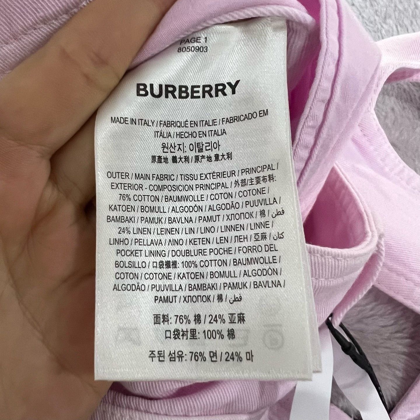 Burberry Burberry Denim Pink Jeans 36 Women Size 36" / US 14 / IT 50 - 5 Thumbnail