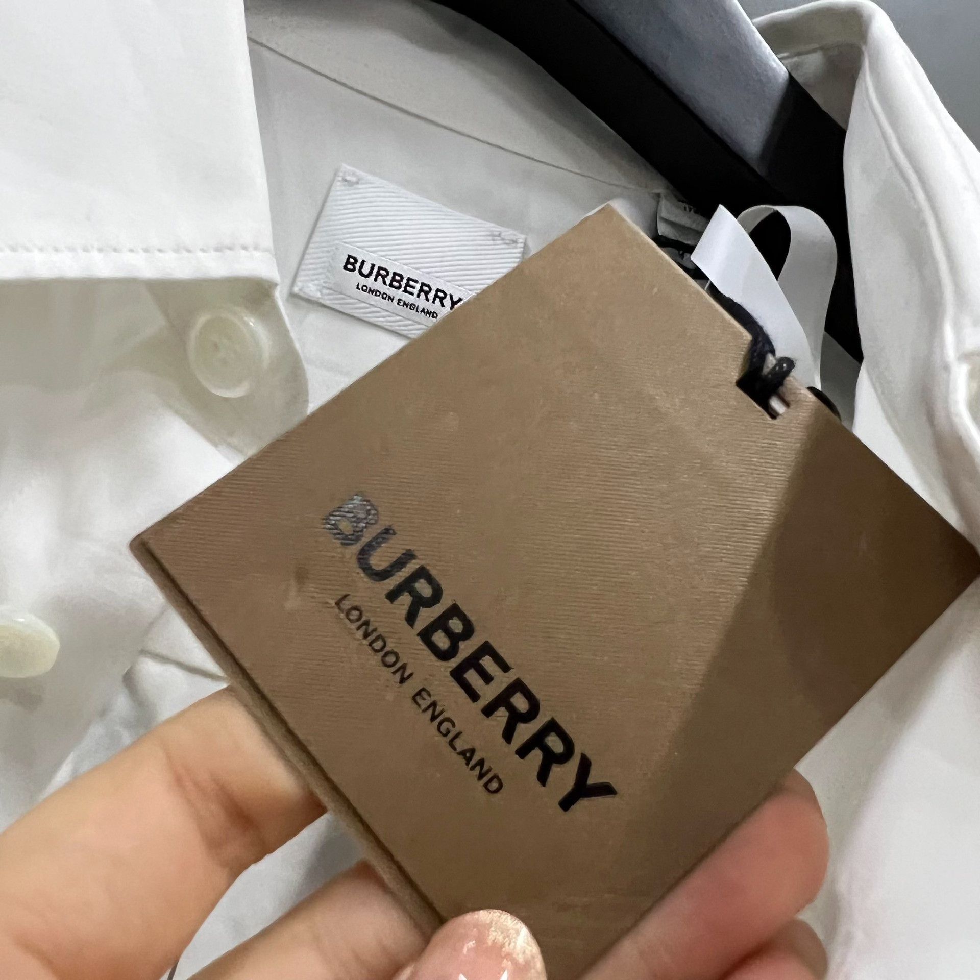 Burberry Burberry Patchwork White Shirt m Men Size US M / EU 48-50 / 2 - 5 Thumbnail