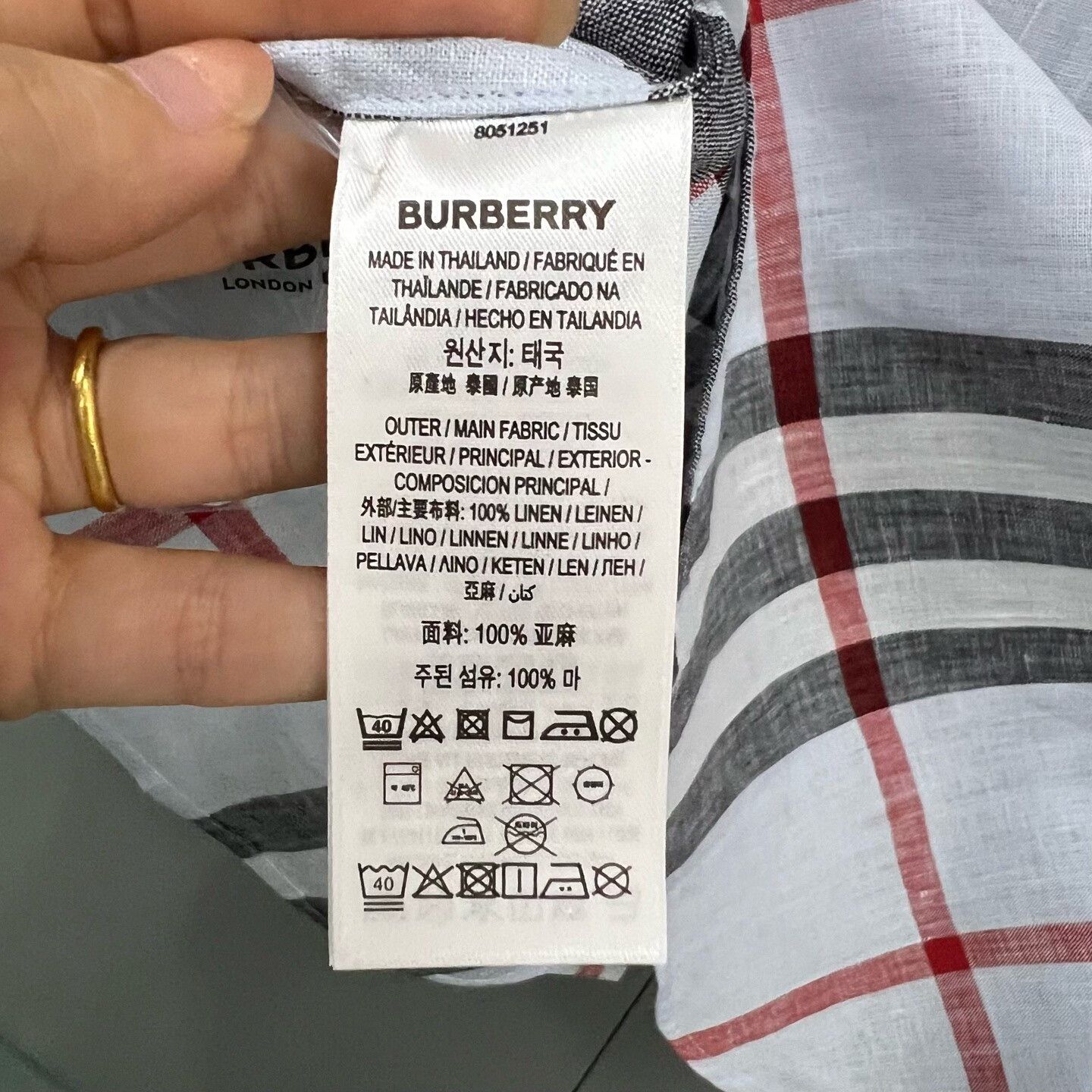 Burberry Burberry Plaid Shirt l Men Size US L / EU 52-54 / 3 - 3 Thumbnail