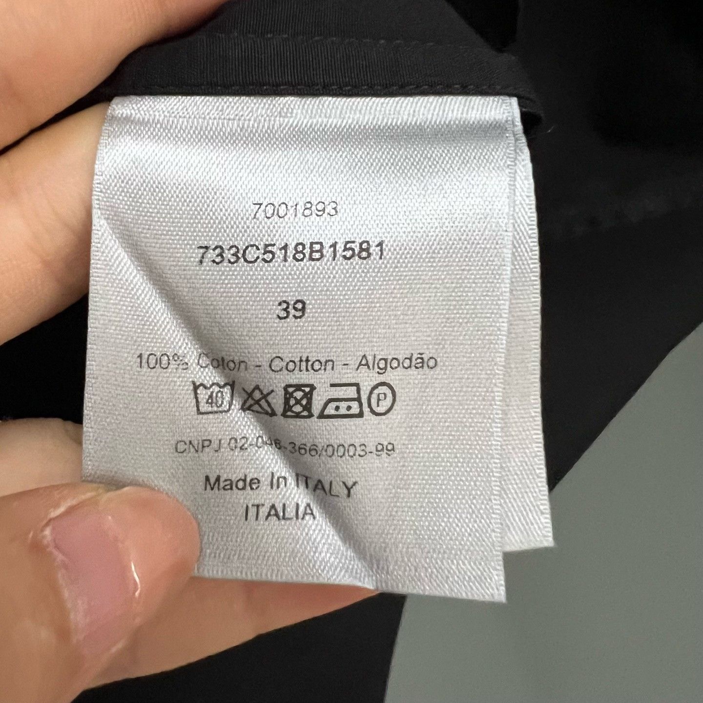 Dior Dior Black Shirt xxs Men Size US XXS / EU 40 - 3 Thumbnail