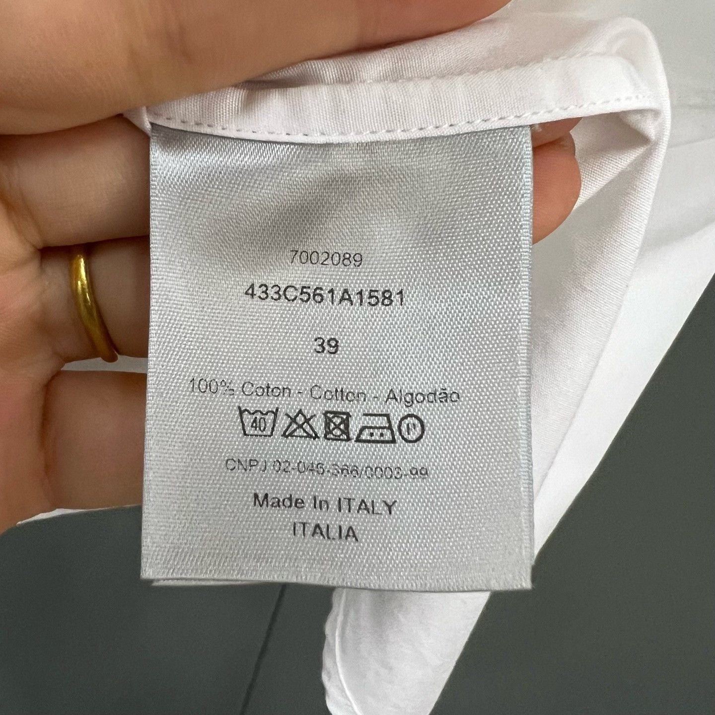 Dior Dior White Shirt xxs Men Size US XXS / EU 40 - 3 Thumbnail