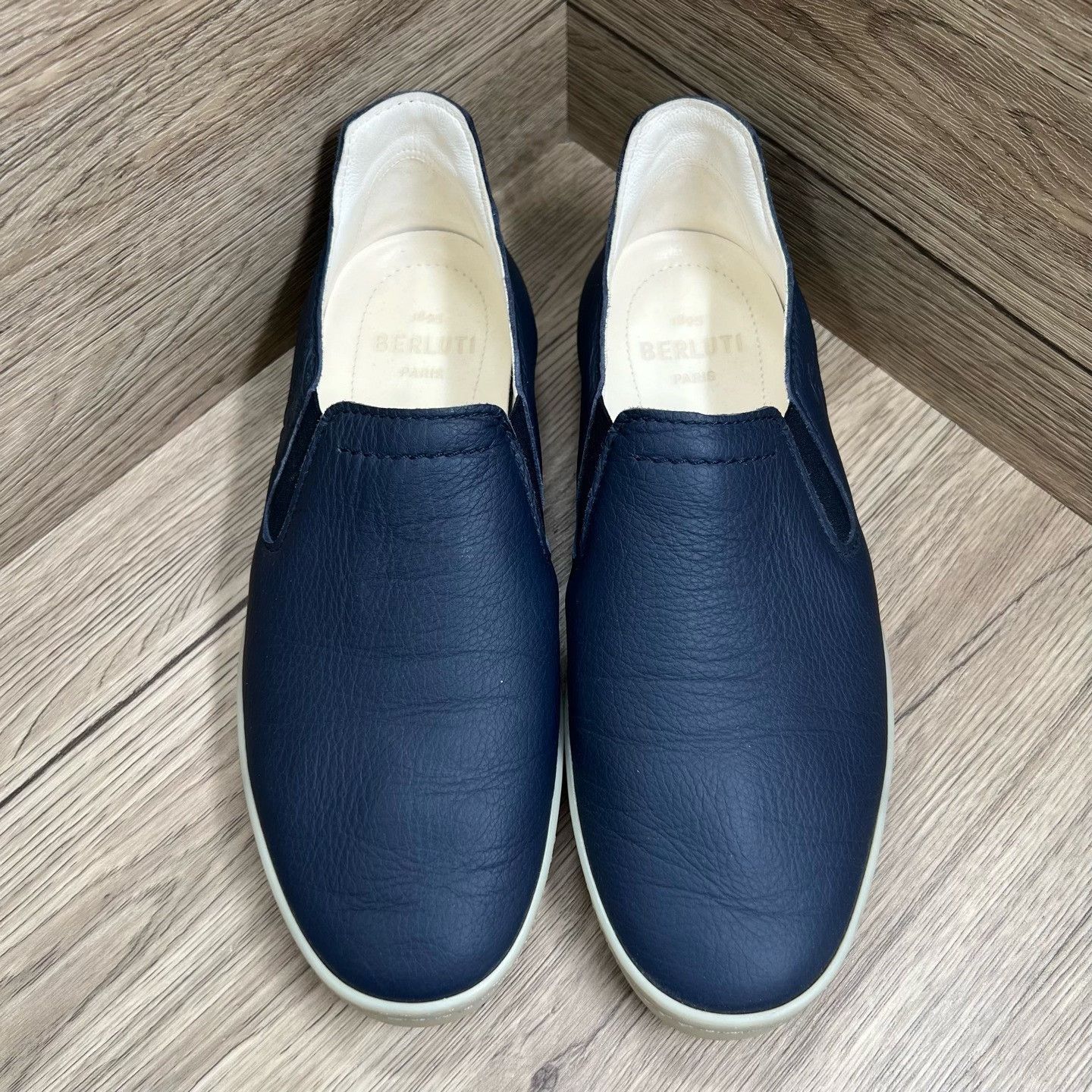 Berluti Berluti Blue Lowtop Sneakers 8.5 Men Size US 8.5 / EU 41-42 - 2 Thumbnail