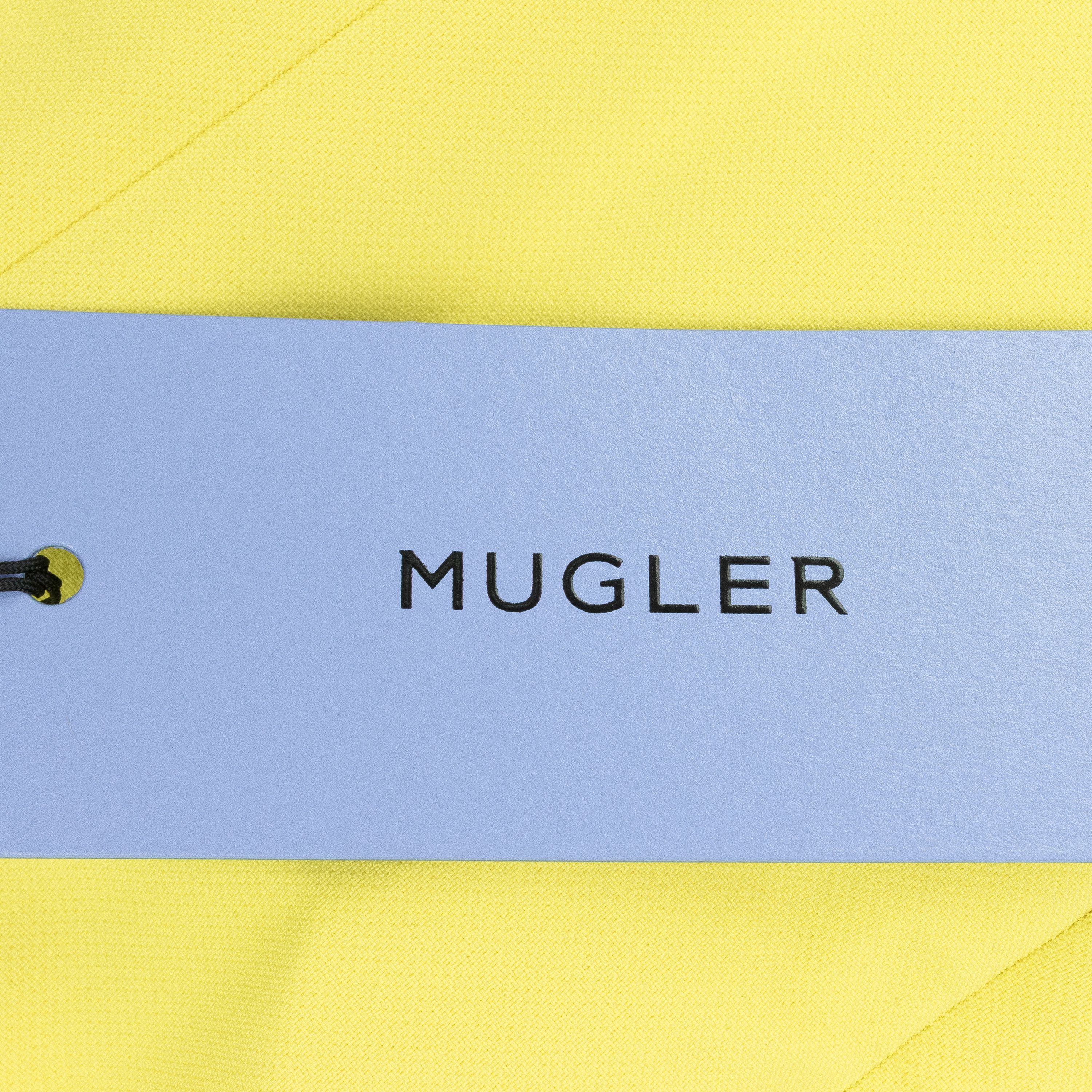Mugler Mugler Yellow Bustier Dress SIZE 34 Size XXS / US 00 / IT 34 - 6 Thumbnail