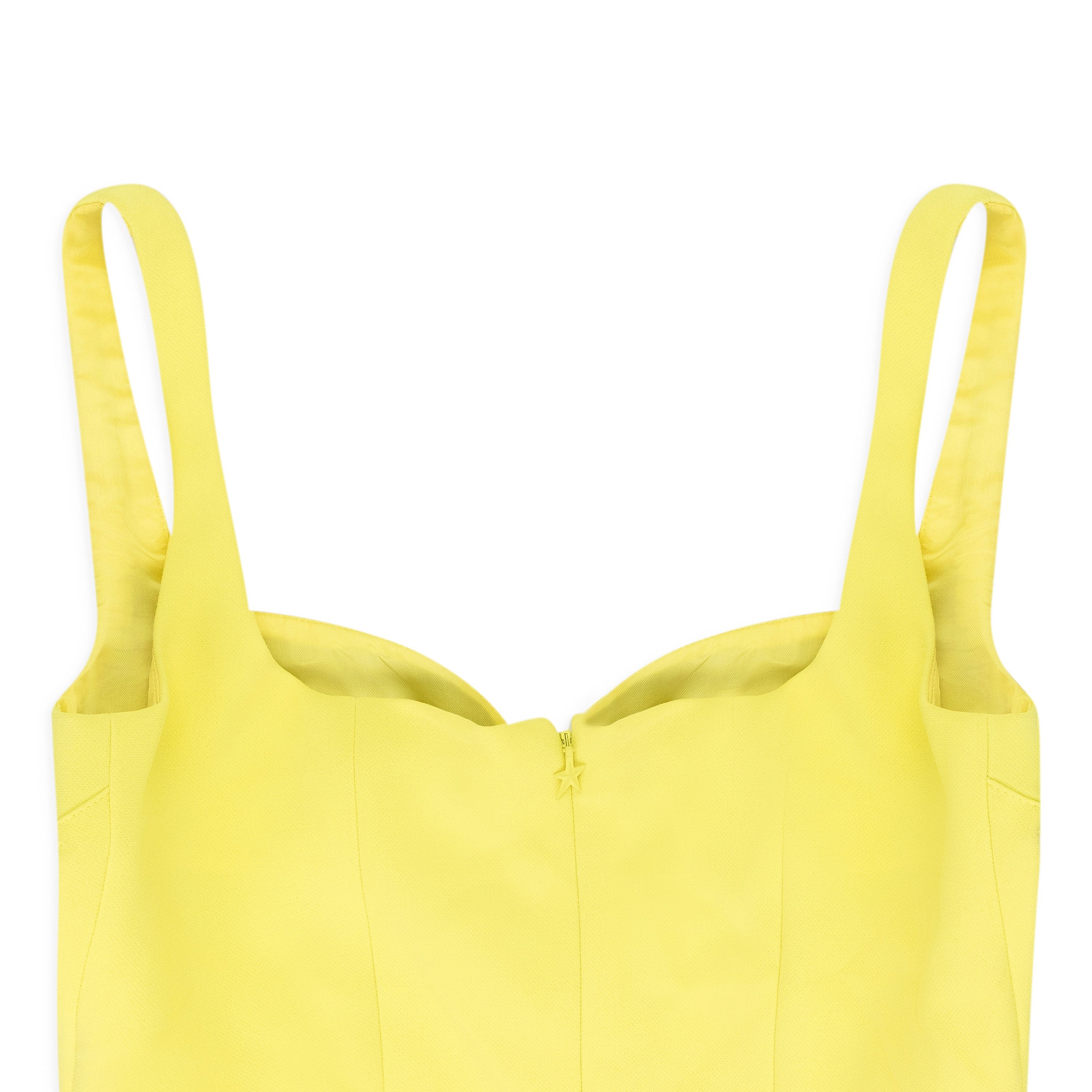 Mugler Mugler Yellow Bustier Dress SIZE 34 Size XXS / US 00 / IT 34 - 4 Thumbnail