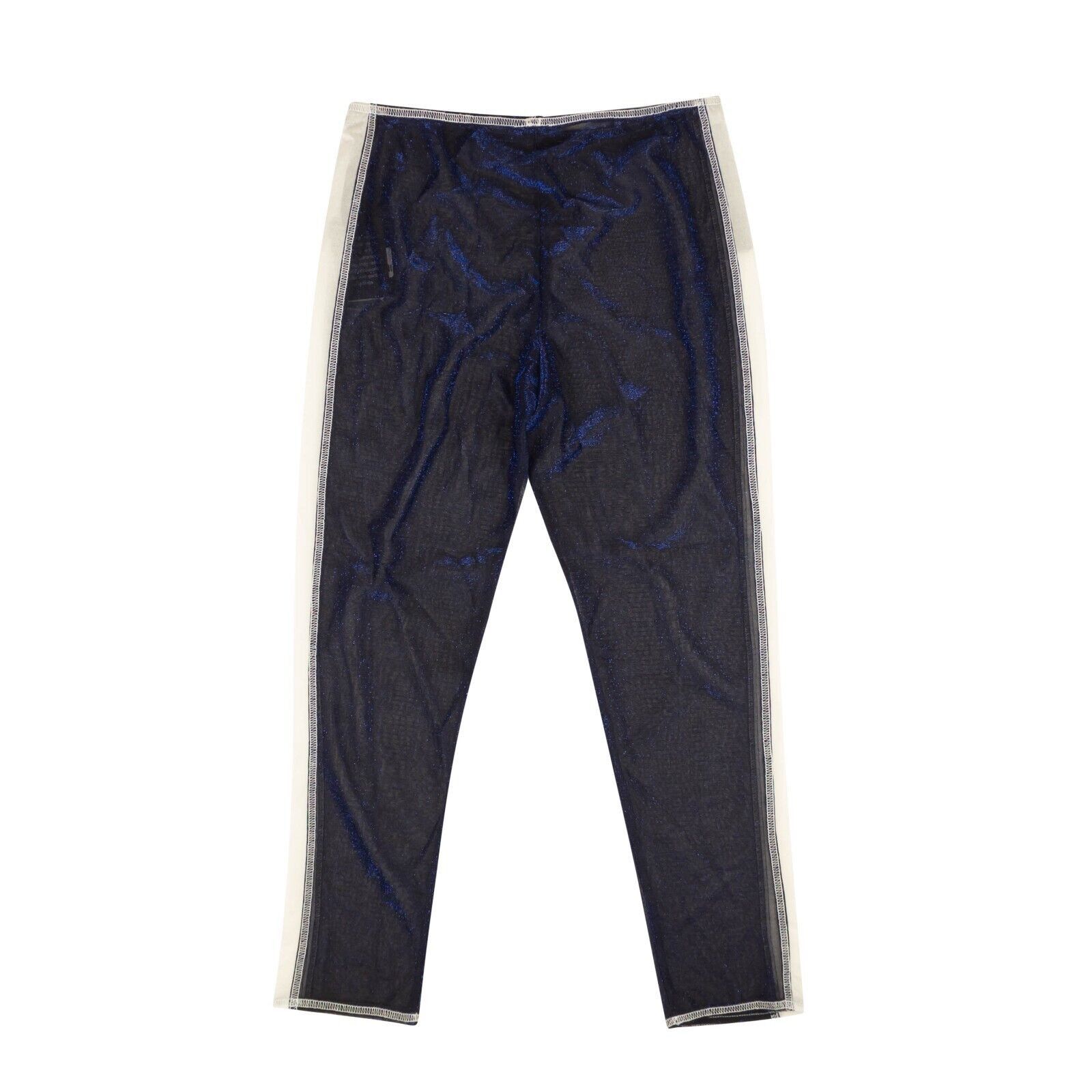 Anna Sui Blue Sparkly Side Stripe Sheer Leggings Size XS Size 26" / US 2 / IT 38 - 3 Thumbnail
