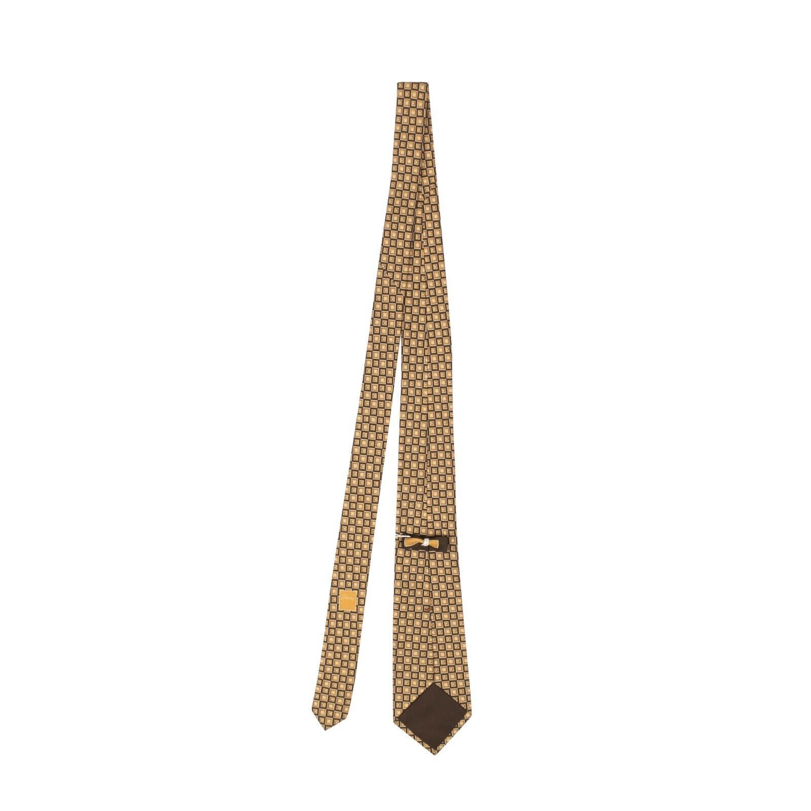 Brioni Brown Geometric Handmade Silk Tie Size OS Size ONE SIZE - 3 Thumbnail