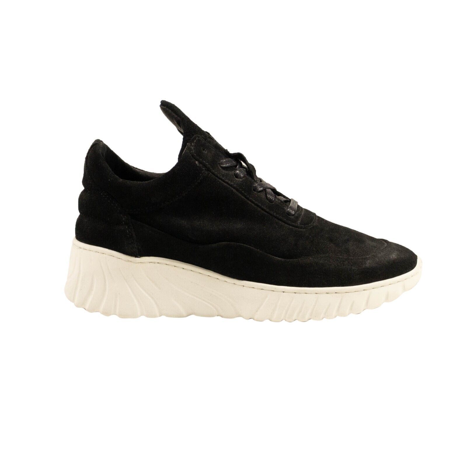 Filling Pieces Black Suede Roots Runner Sneakers Size 5/38 Size US 5 / EU 37 - 3 Thumbnail