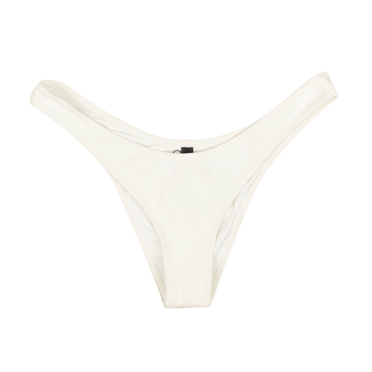 Reina Olga White Leaf Brigitte Bikini Bottoms Size L Size ONE SIZE - 2 Thumbnail