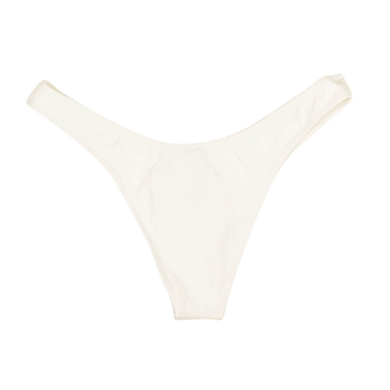 Reina Olga White Leaf Brigitte Bikini Bottoms Size L Size ONE SIZE - 4 Thumbnail