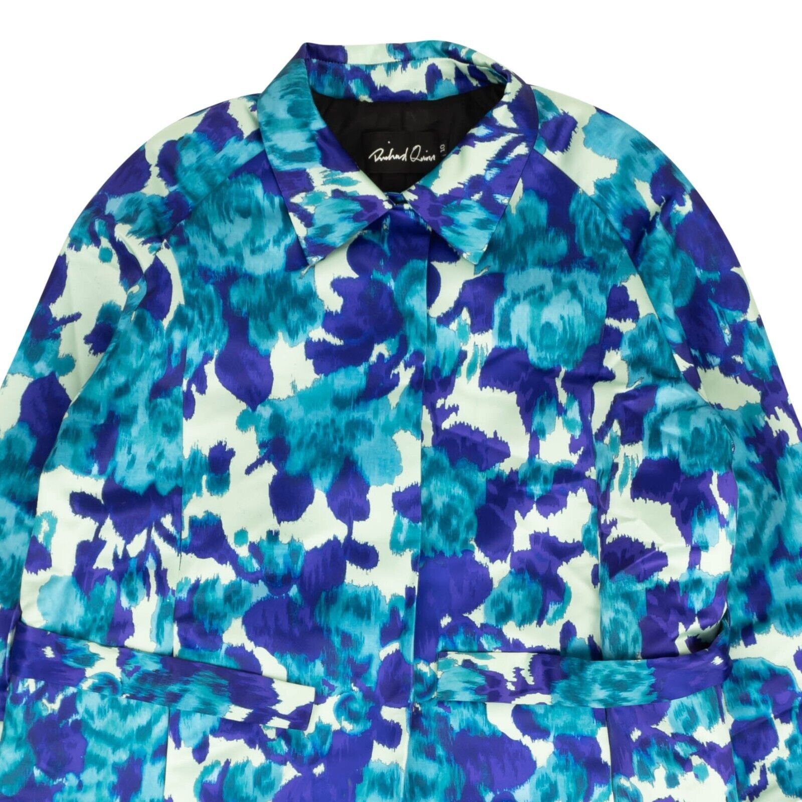 Richard Quinn Blue Moire Multi Print Mac Size 10/46 Size L / US 10 / IT 46 - 3 Thumbnail