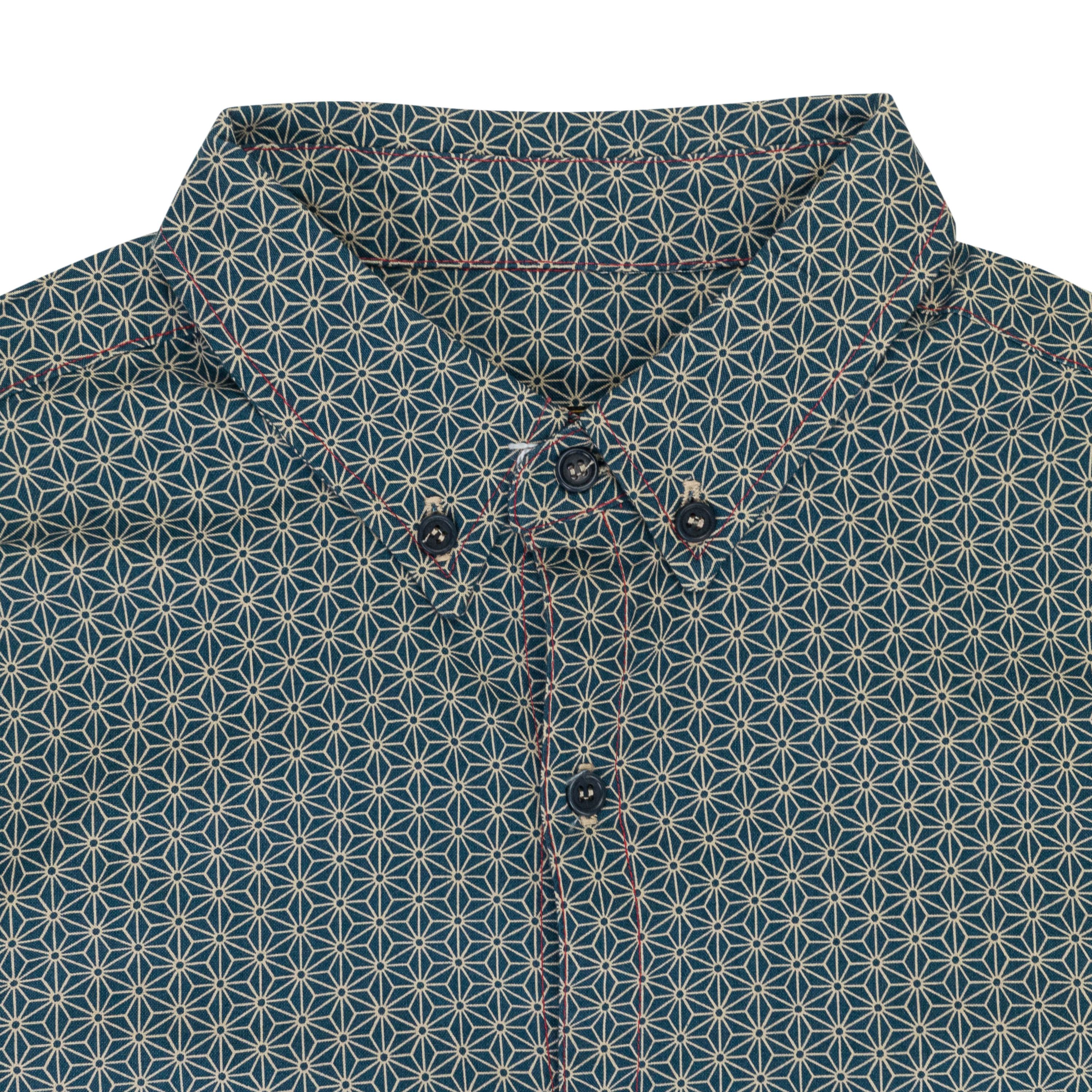 Freemans Sporting Club Green Geometric Button Down Shirt Size S Size US S / EU 44-46 / 1 - 3 Thumbnail