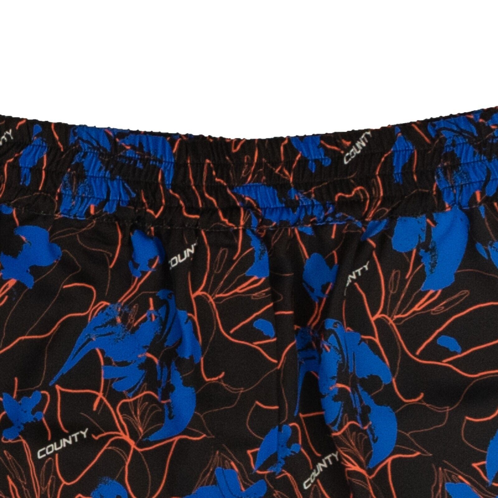 Marcelo Burlon Black & Blue County Flowers Boxer Shorts Size XS Size 26" / US 2 / IT 38 - 4 Thumbnail