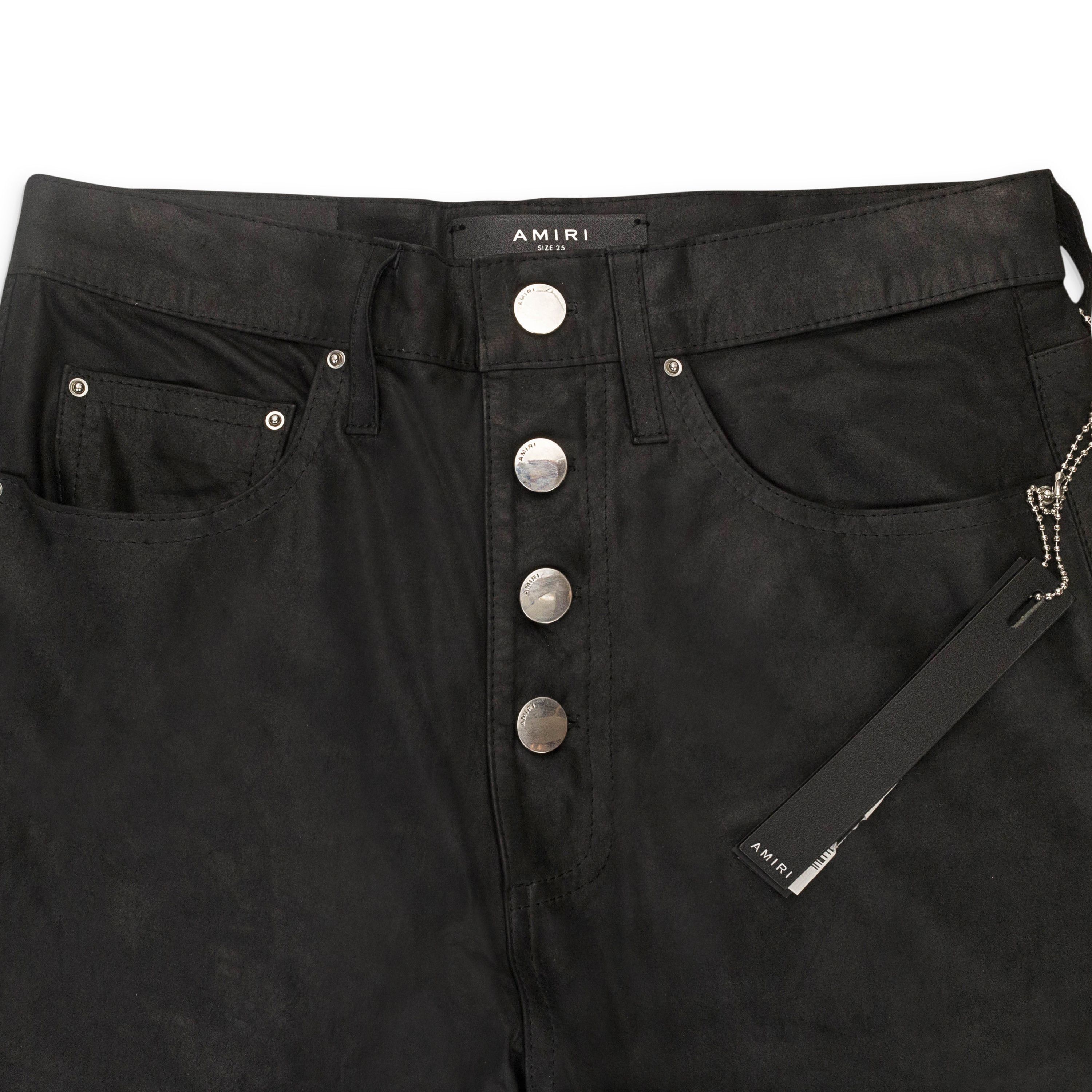 Amiri Baggy Leather Pants Size 25 Size 25" / US 0 / IT 36 - 3 Thumbnail
