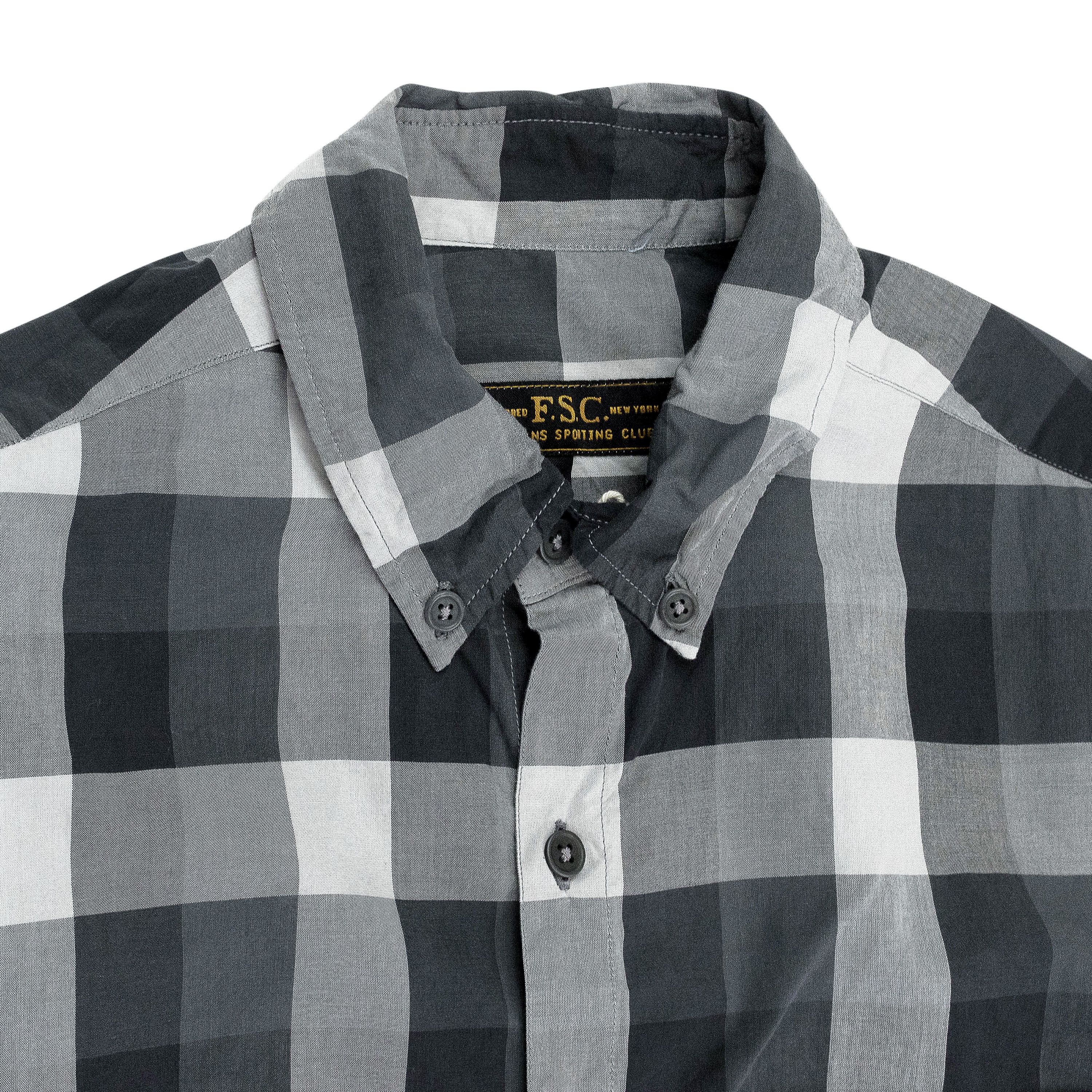 Freemans Sporting Club Grey Checkered Long Sleeve Shirt Size S Size US S / EU 44-46 / 1 - 3 Thumbnail