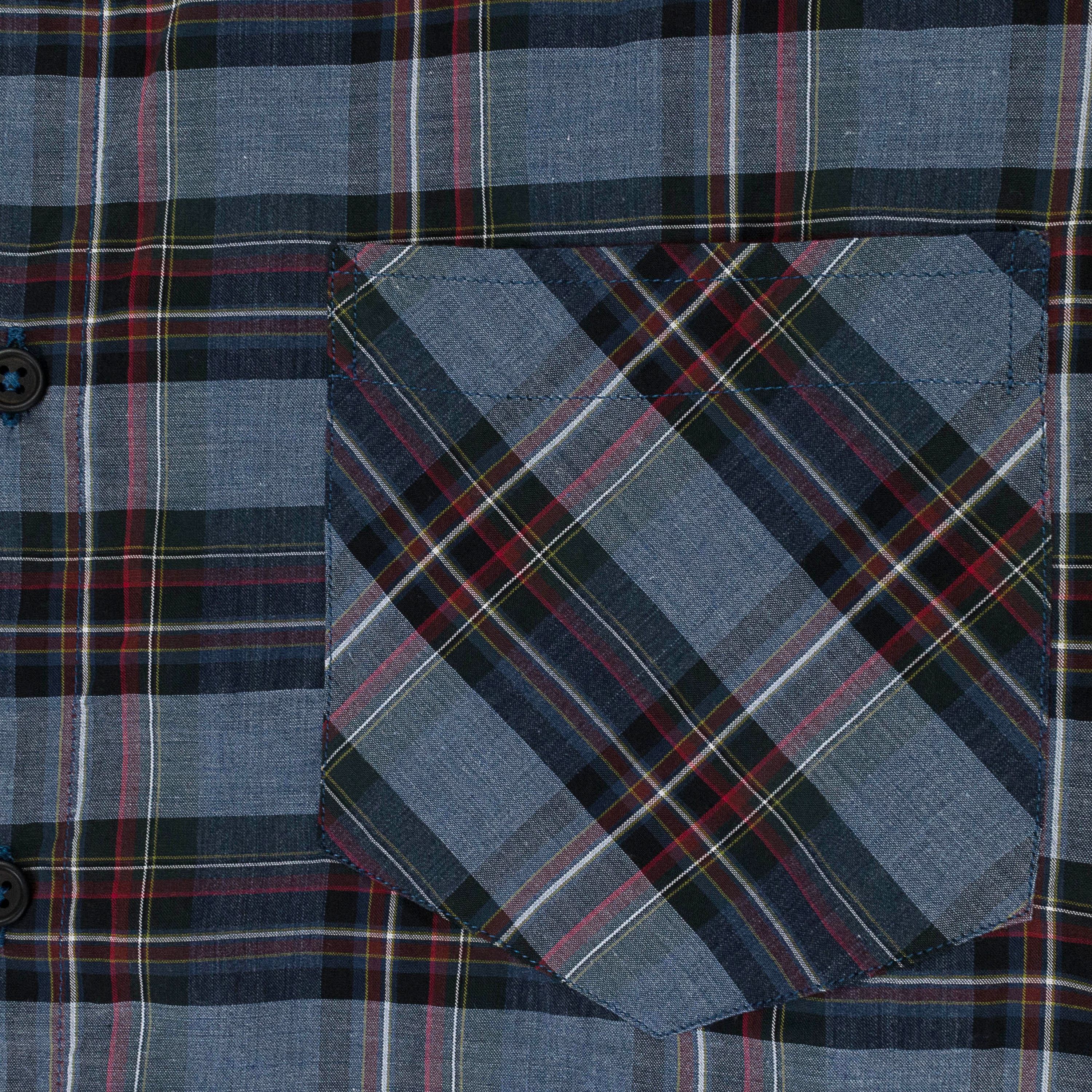 Freemans Sporting Club Blue Plaid Long Sleeve Cotton Shirt Size S Size US S / EU 44-46 / 1 - 5 Thumbnail