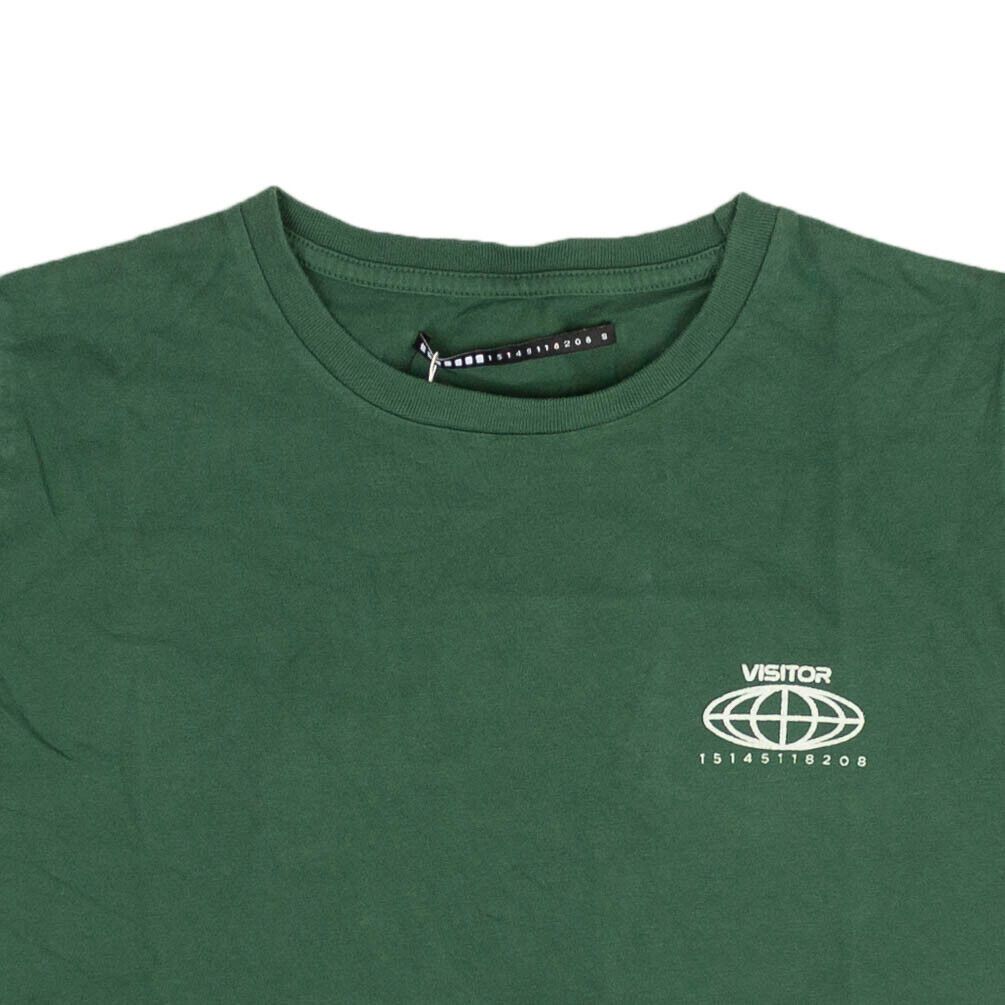 Visitor on Earth Green Short Sleeve Cropped Logo T-Shirt Size L Size L / US 10 / IT 46 - 3 Thumbnail