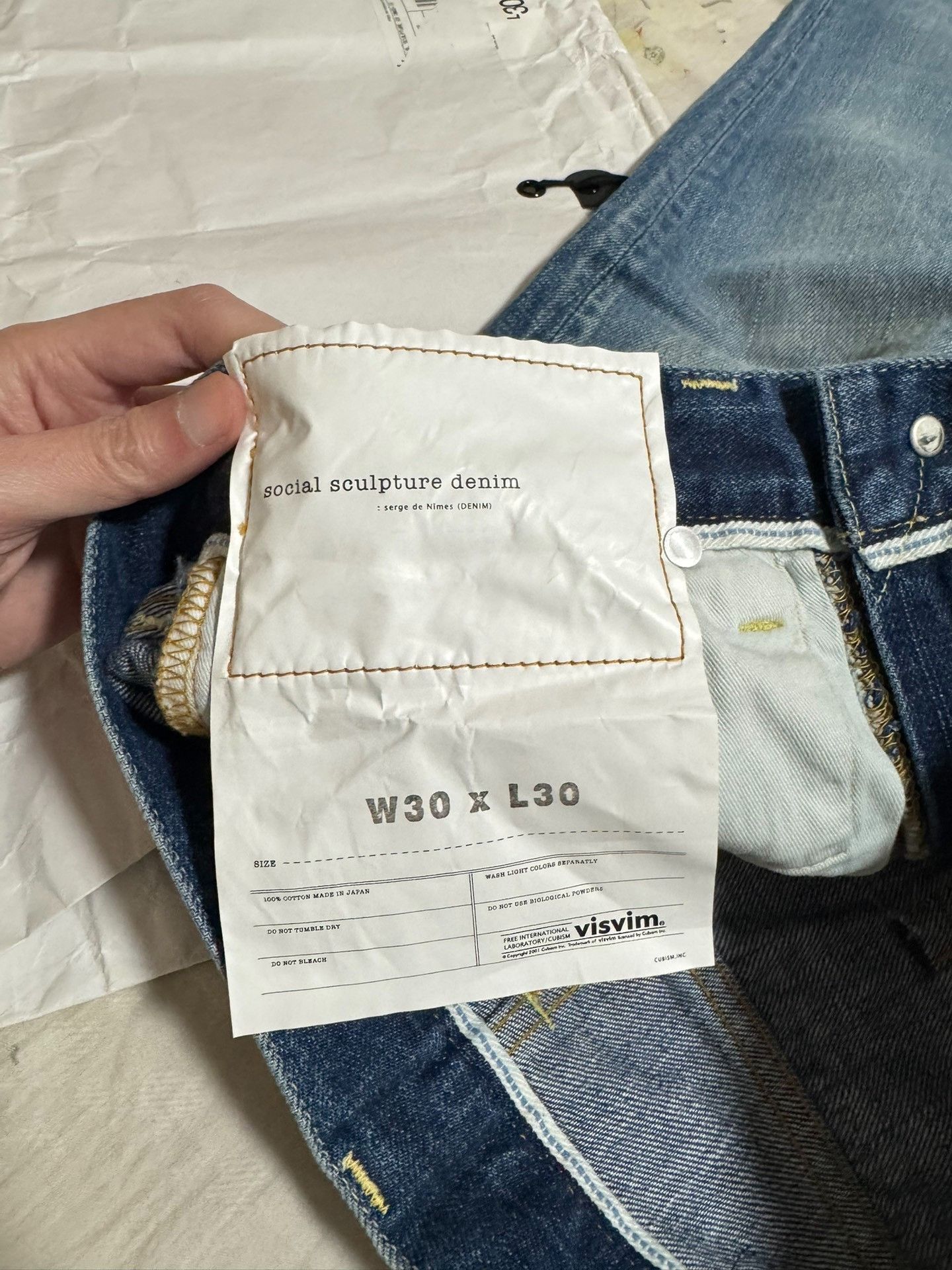 Visvim visvim 17ss Social Sculpture 03D10 Selvedge Jeans Size US 30 / EU 46 - 4 Thumbnail