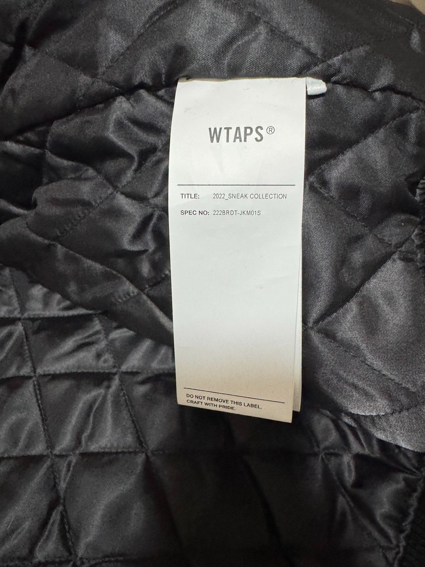Wtaps WTAPS 22AW Leather Sleeve Baseball Jacket Size US M / EU 48-50 / 2 - 5 Thumbnail
