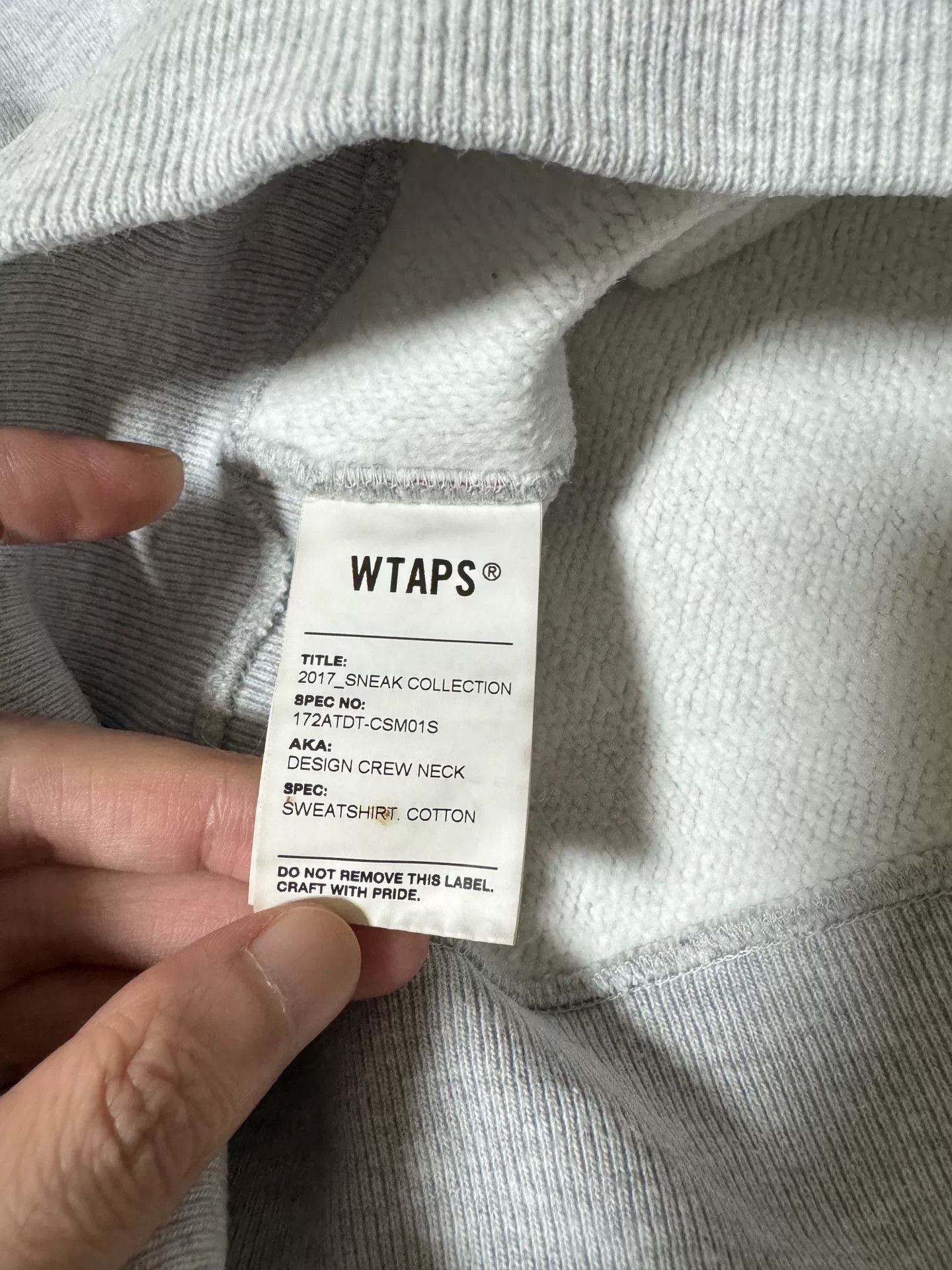 Wtaps WTAPS 17AW Crewneck Sweatshirt Size US M / EU 48-50 / 2 - 4 Thumbnail