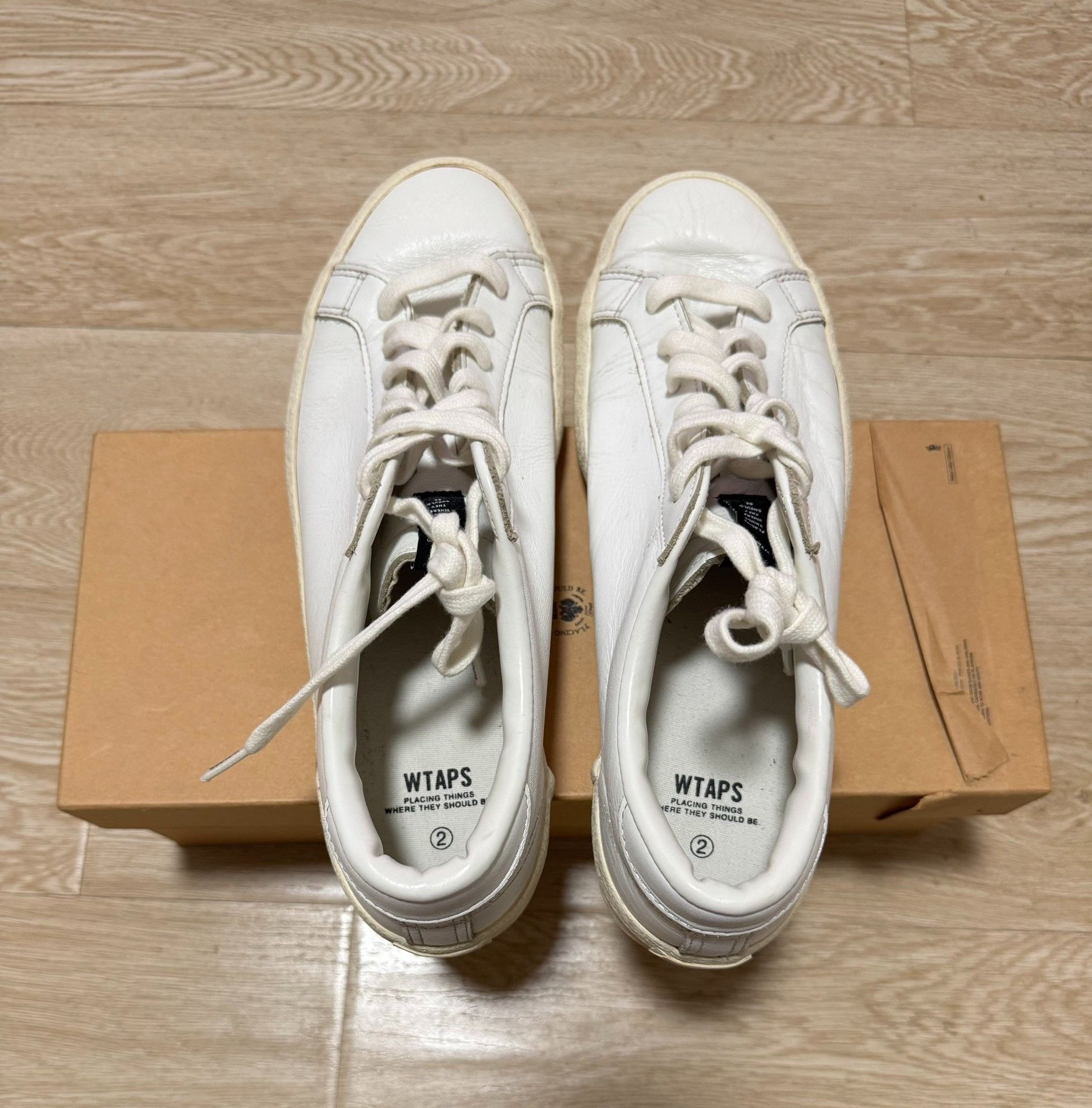 Wtaps WTAPS 16SS Low-Top Leather Shoes Size US 9 / EU 42 - 3 Thumbnail