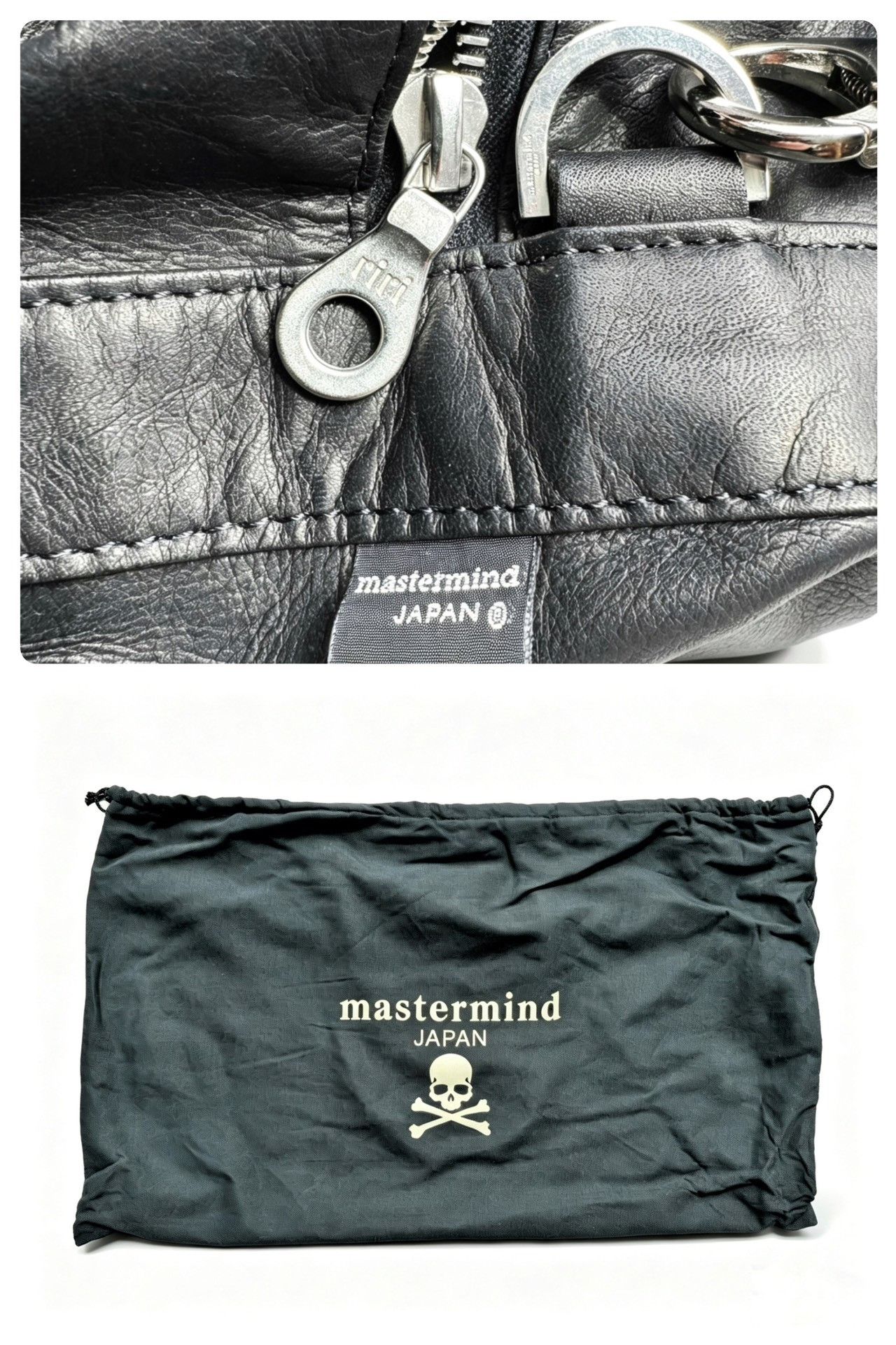 Mastermind Japan mastermind Japan MMJ Leather Boston Bag Size ONE SIZE - 9 Thumbnail