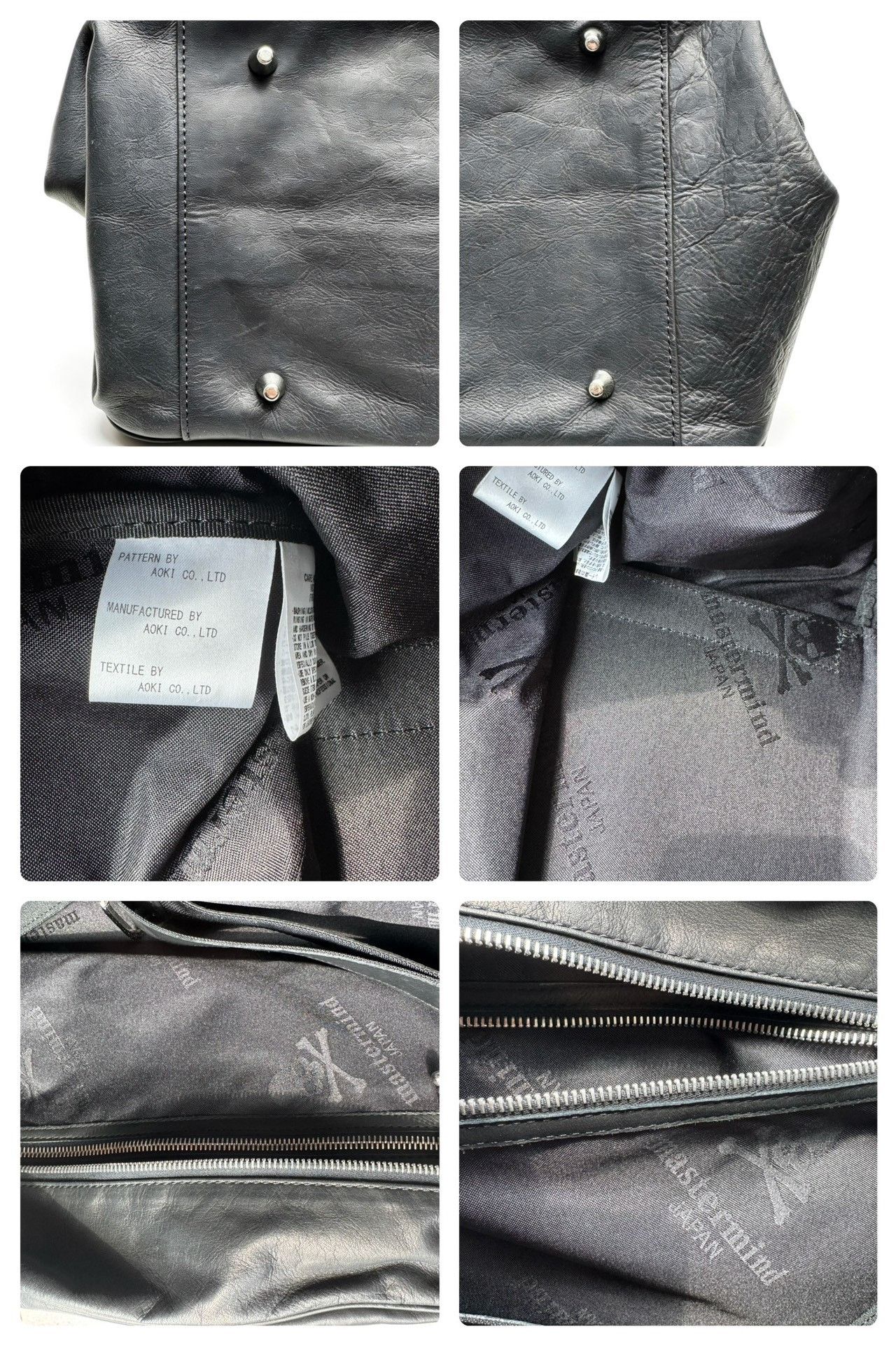 Mastermind Japan mastermind Japan MMJ Leather Boston Bag Size ONE SIZE - 8 Thumbnail