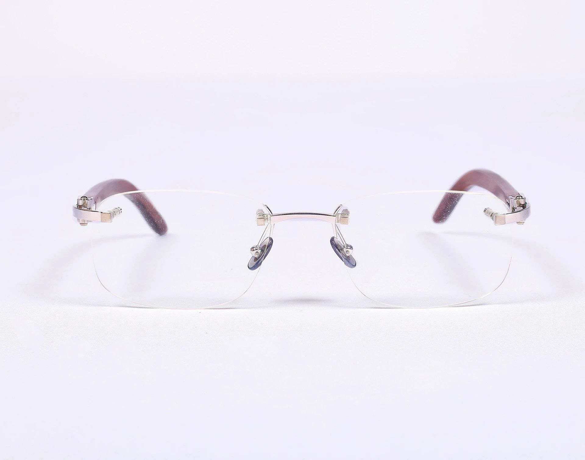Cartier Cartier Wood Frame Plain Glasses Size ONE SIZE - 5 Thumbnail