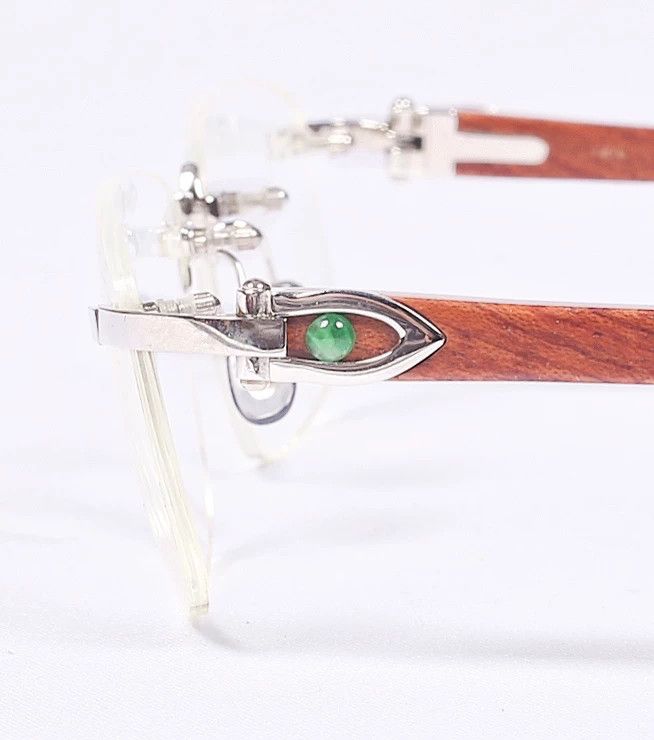 Cartier Cartier Wood Frame Plain Glasses Size ONE SIZE - 4 Thumbnail
