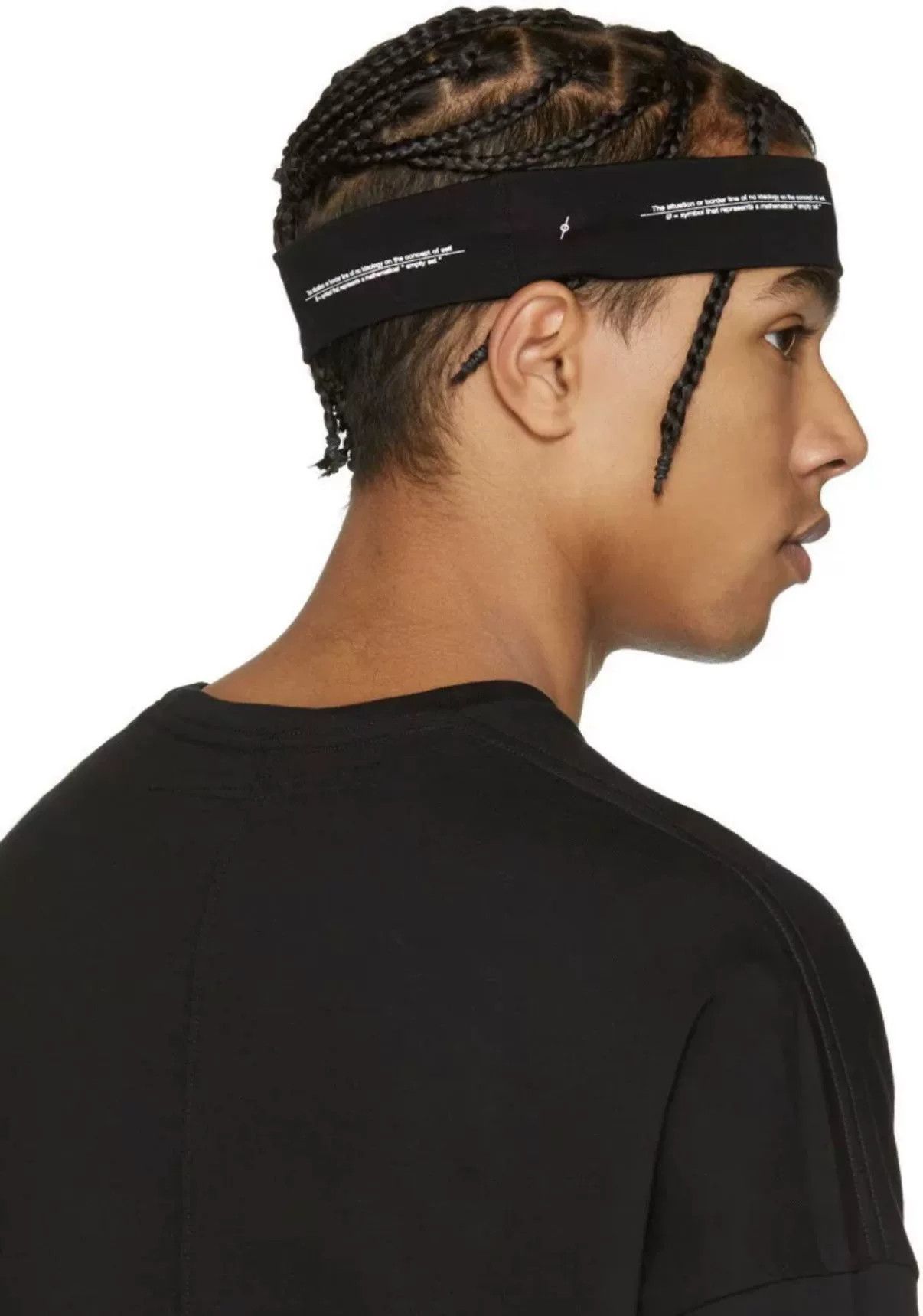 Julius NILOS BY JULIUS_7 Black Headband Size ONE SIZE - 7 Thumbnail