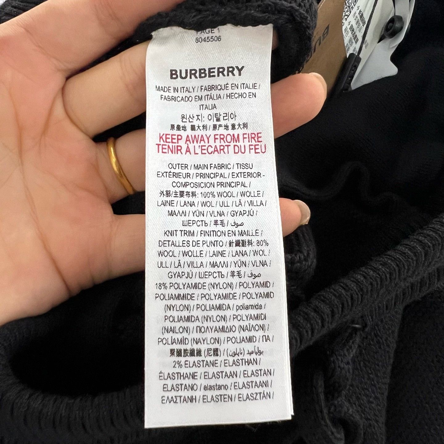 Burberry Burberry Black Casual Pants 28 Men Size US 28 / EU 44 - 4 Thumbnail
