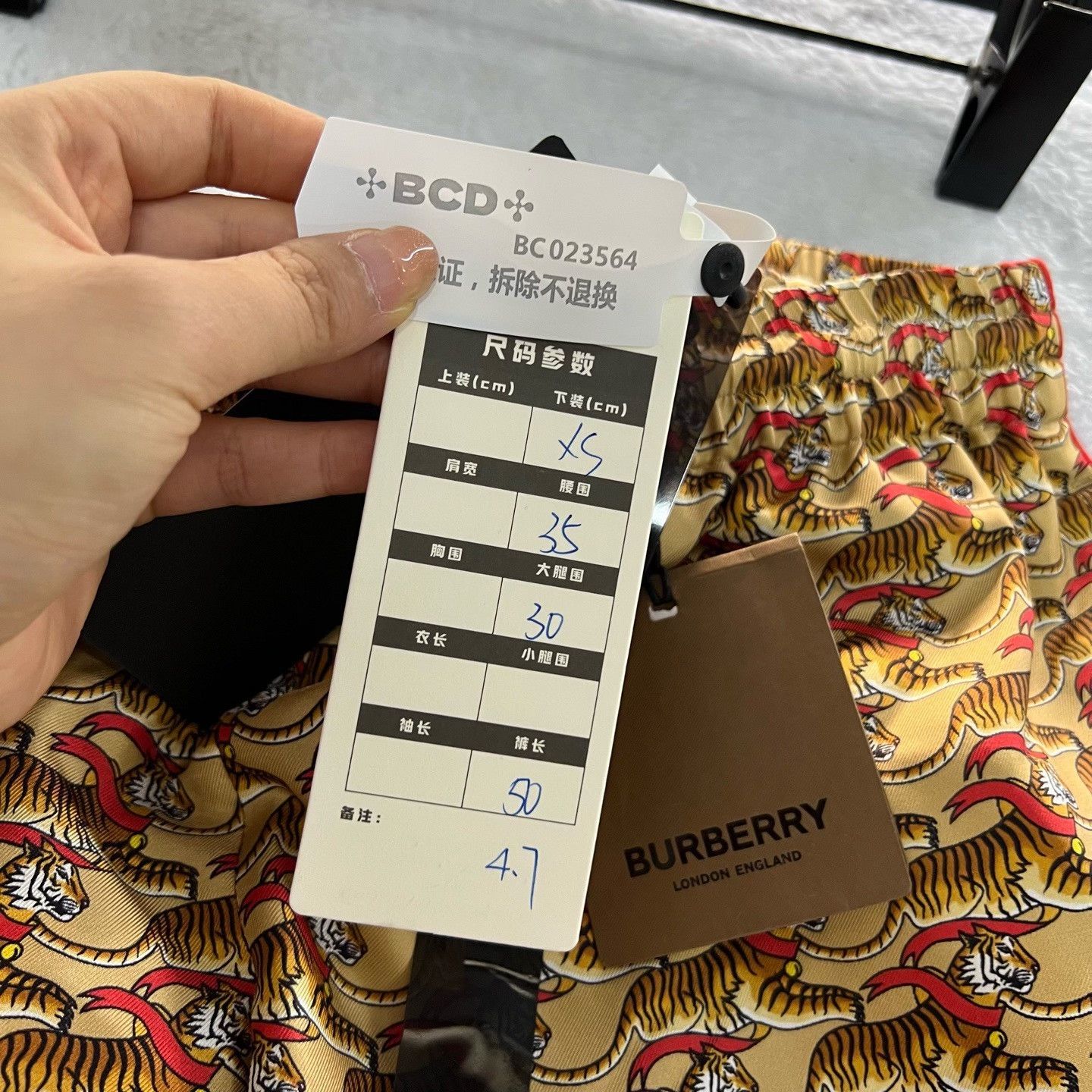 Burberry Burberry Tiger Shorts 28 Men Size US 28 / EU 44 - 6 Thumbnail