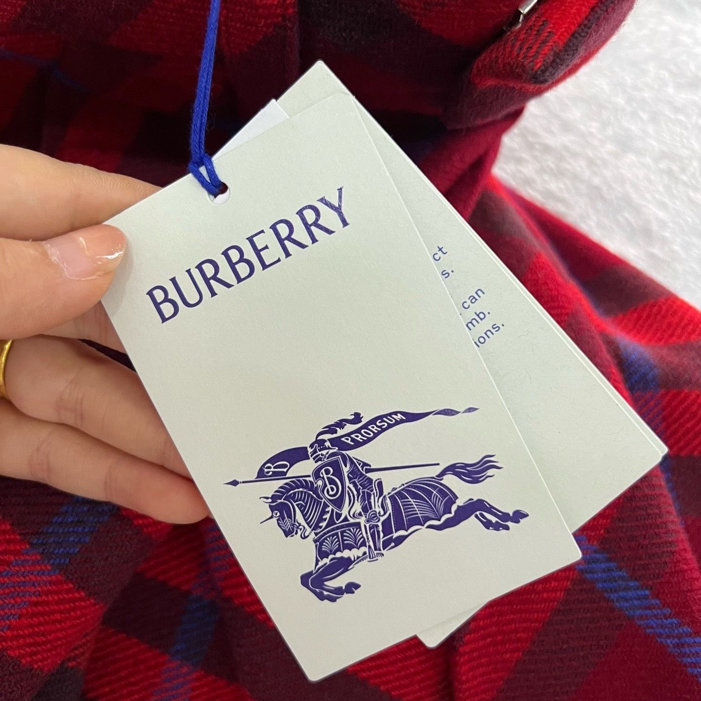 Burberry Burberry Wool Plaid Red Pants 32 Women Size 32" / US 10 / IT 46 - 5 Thumbnail