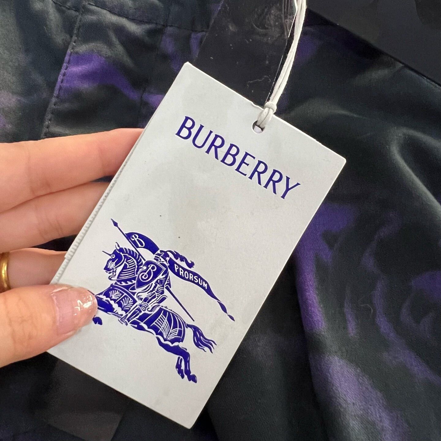 Burberry Burberry Purple Pants 24 Women Size 24" / US 00 / IT 34 - 5 Thumbnail