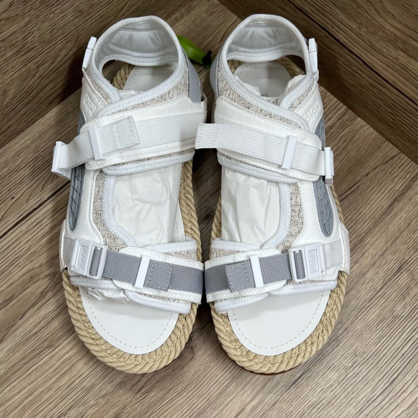 Dior Dior White Sandals 8 Men Size US 8 / EU 41 - 2 Thumbnail