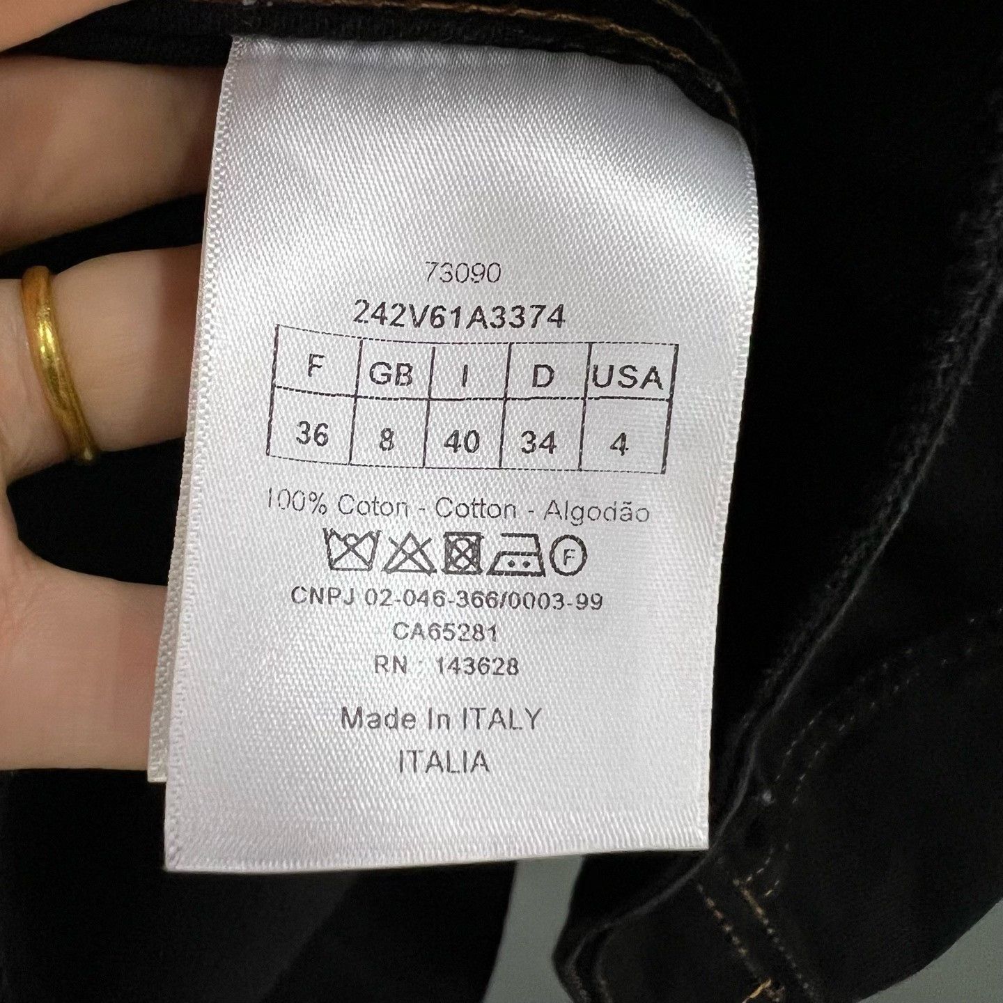 Dior Dior Denim Black Jacket it_34 Women Size XXS / US 00 / IT 34 - 3 Thumbnail