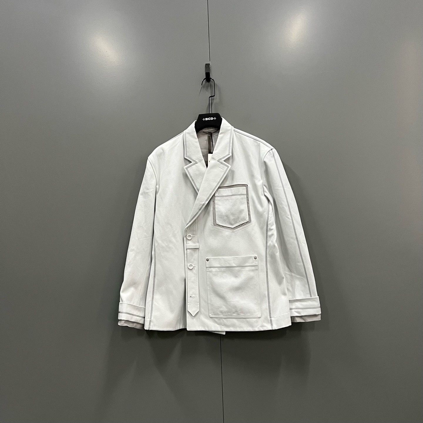 Dior Dior Formal Striped White Jacket it_46 Women Size L / US 10 / IT 46 - 4 Thumbnail