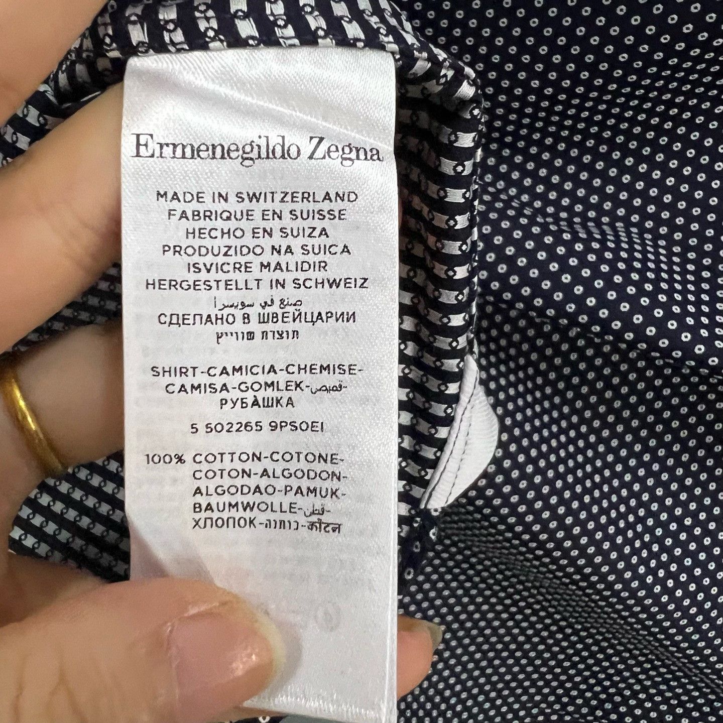 Ermenegildo Zegna Ermenegildo Zegna Shirt s Men Size US S / EU 44-46 / 1 - 3 Thumbnail
