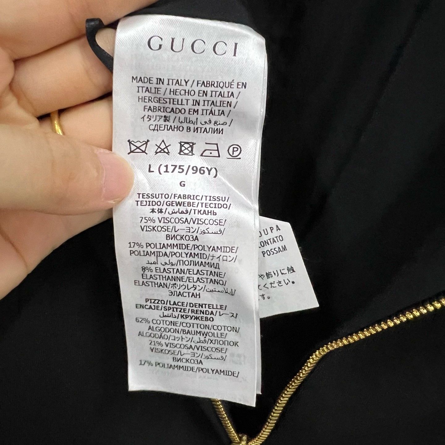 Gucci Gucci Black Dress L Women Size L / US 10 / IT 46 - 3 Thumbnail