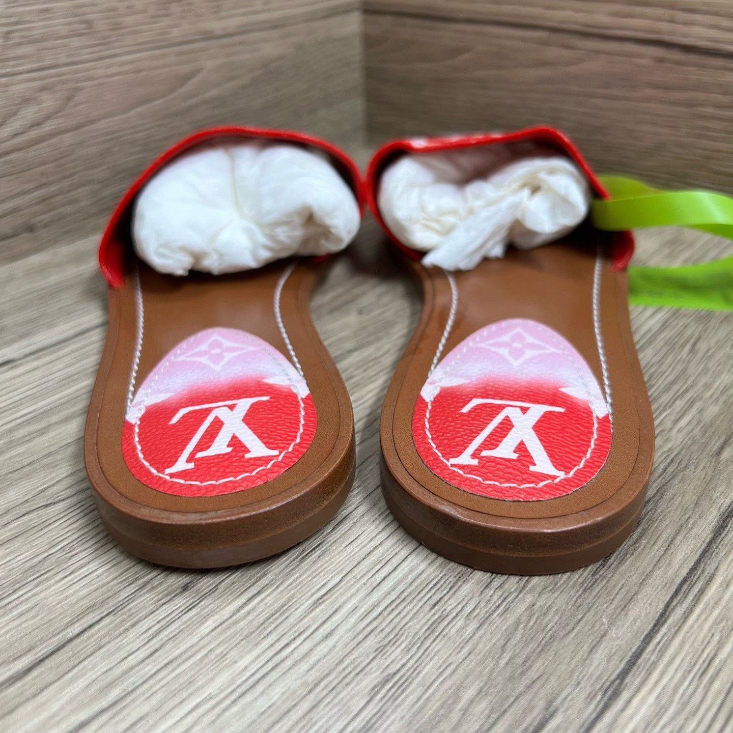 Louis Vuitton Louis Vuitton Red Sandals us_6-5 Women Size US 6.5 / IT 36.5 - 4 Thumbnail
