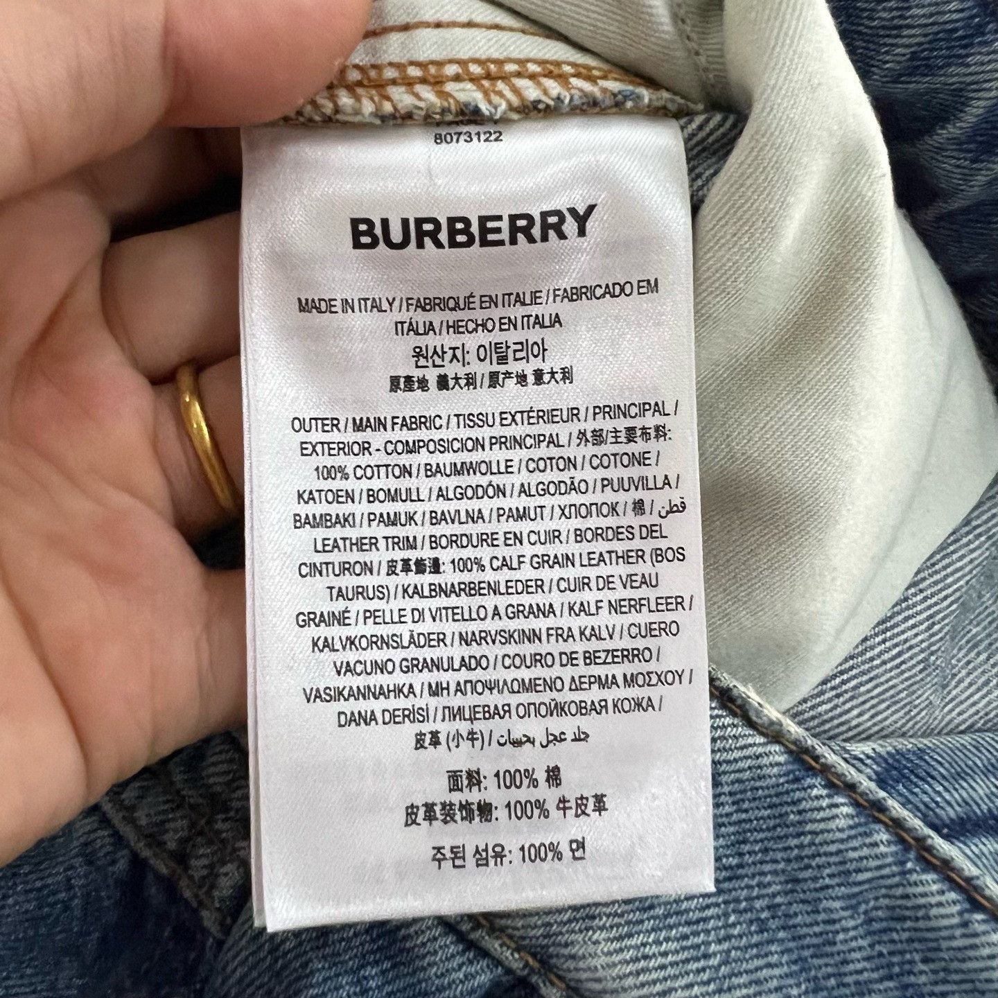 Burberry Burberry Denim Blue Jeans 38 Women Size 38" / US 16 / IT 52 - 5 Thumbnail