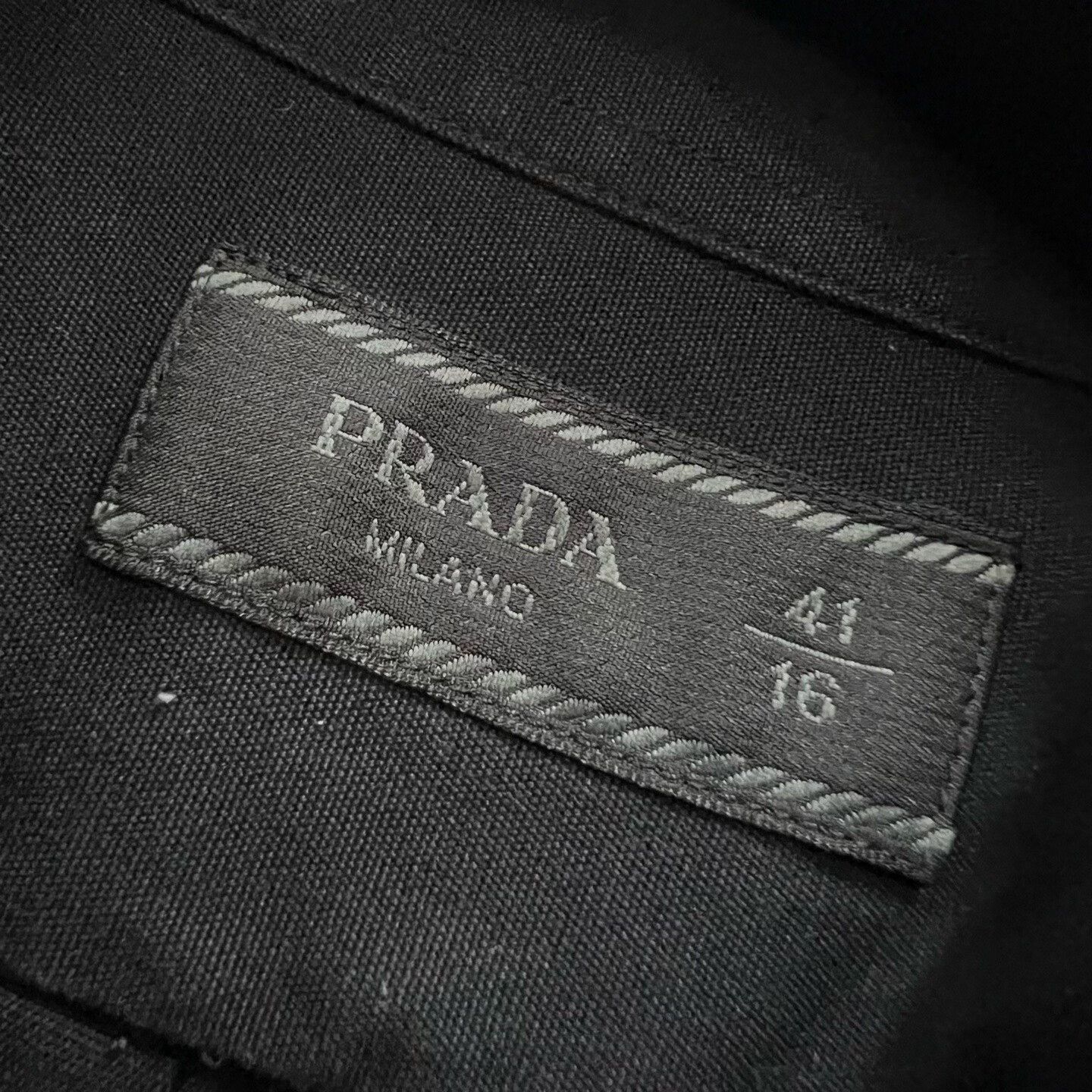 Prada Prada Patchwork Black Shirt xs Men Size US XS / EU 42 / 0 - 3 Thumbnail