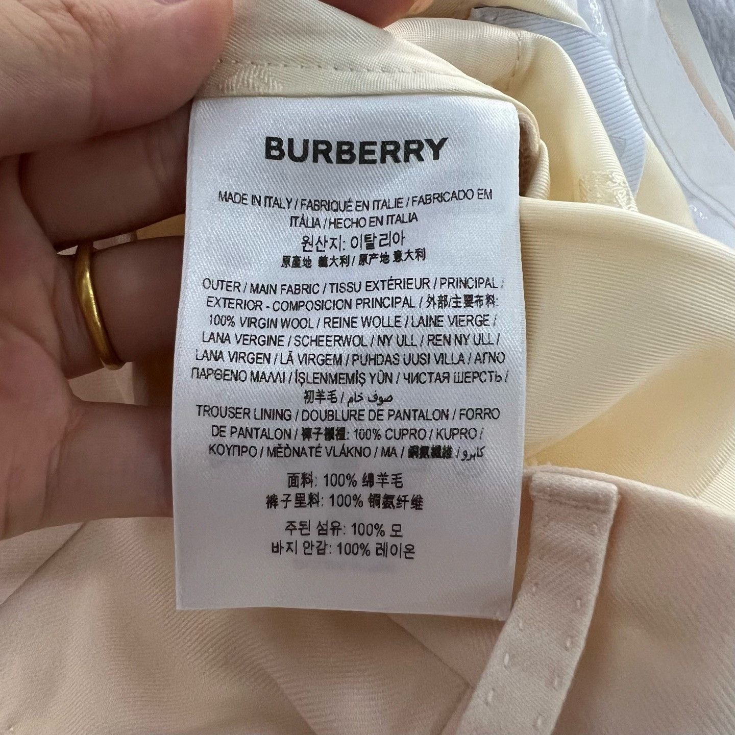 Burberry Burberry Casual Beige Pants 36 Women Size 36" / US 14 / IT 50 - 4 Thumbnail