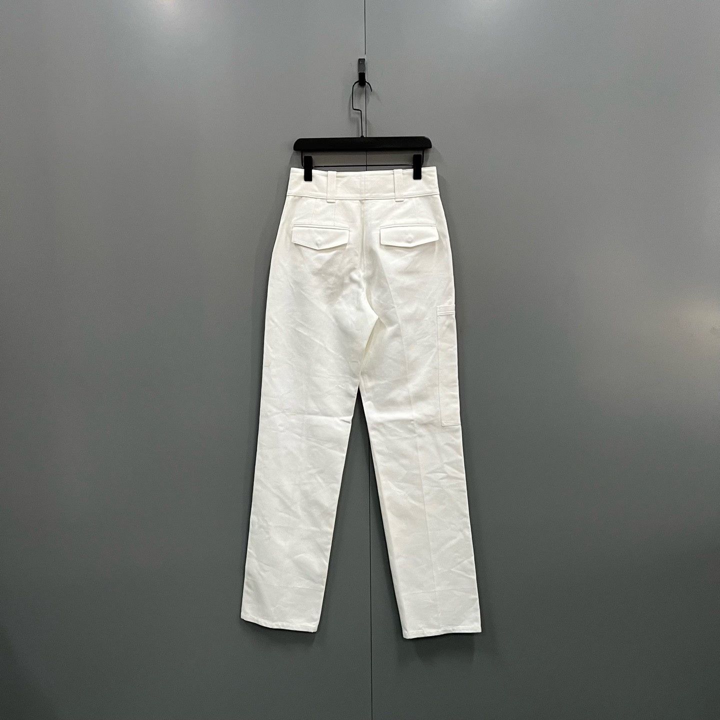 Burberry Burberry High-Waist White Pants 38 Women Size 38" / US 16 / IT 52 - 2 Thumbnail
