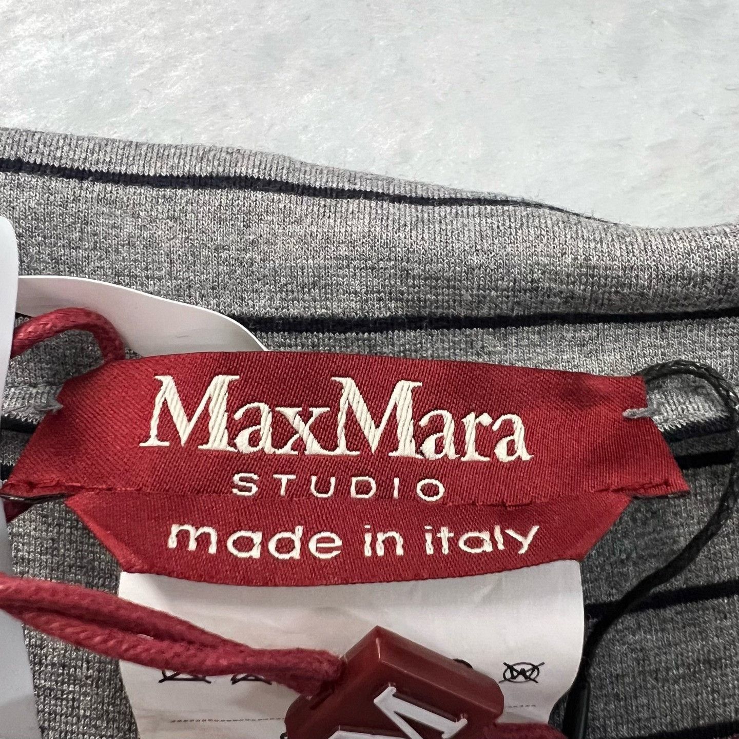 Max Mara Max Mara Striped Gray Pants 26 Women Size 26" / US 2 / IT 38 - 3 Thumbnail