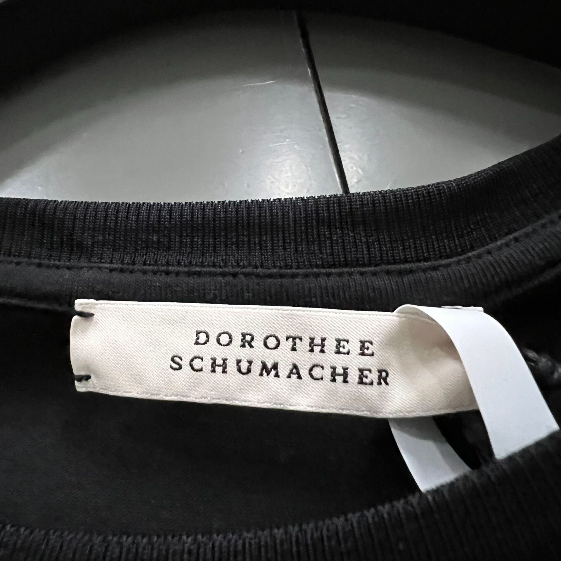 DOROTHEE SCHUMACHER Dorothee Schumacher Black T-Shirt S Women Size S / US 4 / IT 40 - 4 Thumbnail