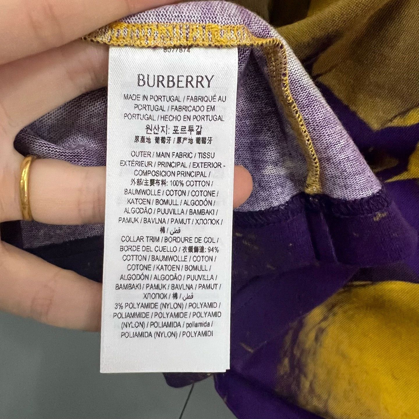 Burberry Burberry Printed Multi T-Shirt s Men Size US S / EU 44-46 / 1 - 3 Thumbnail