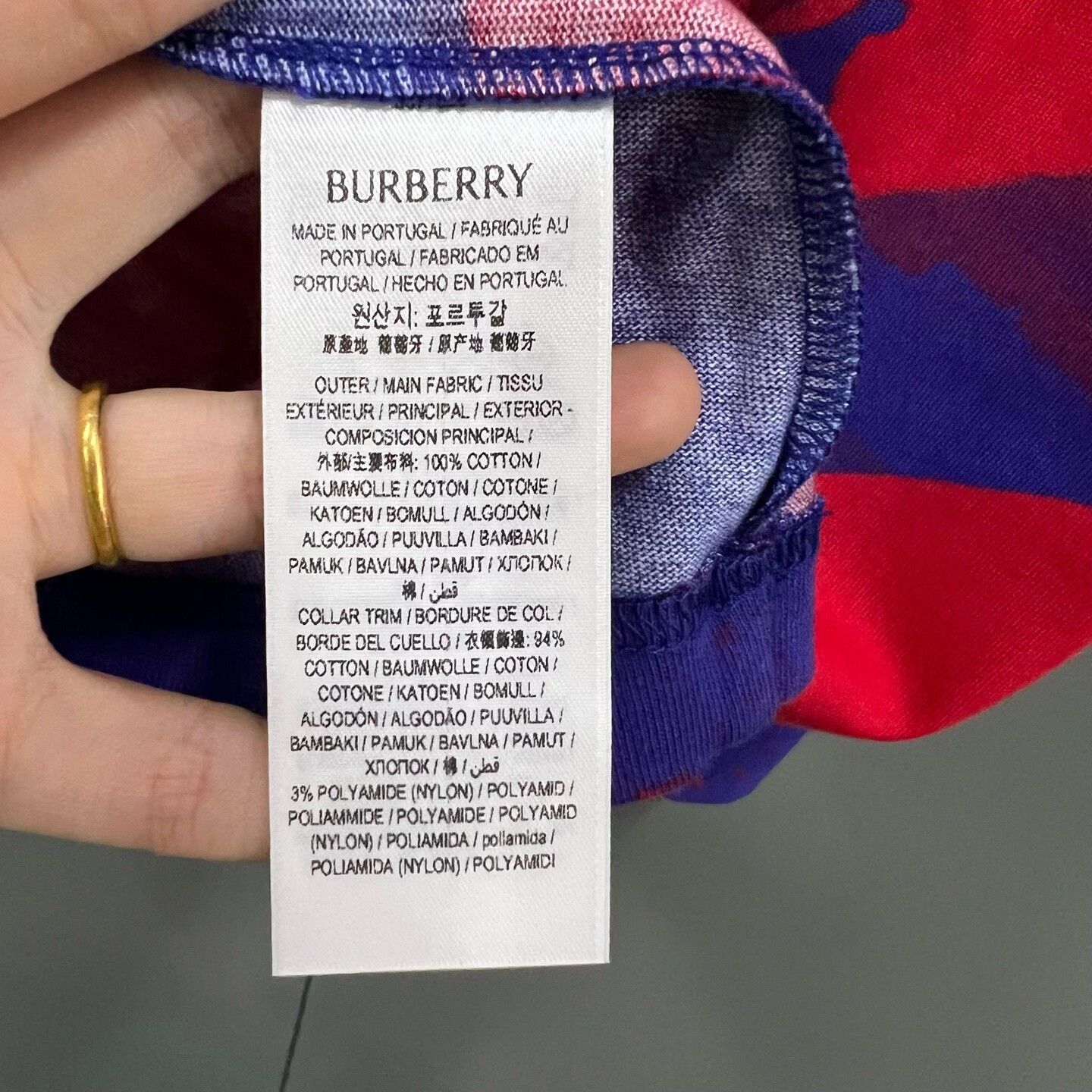 Burberry Burberry Printed Blue T-Shirt xs Men Size US XS / EU 42 / 0 - 3 Thumbnail