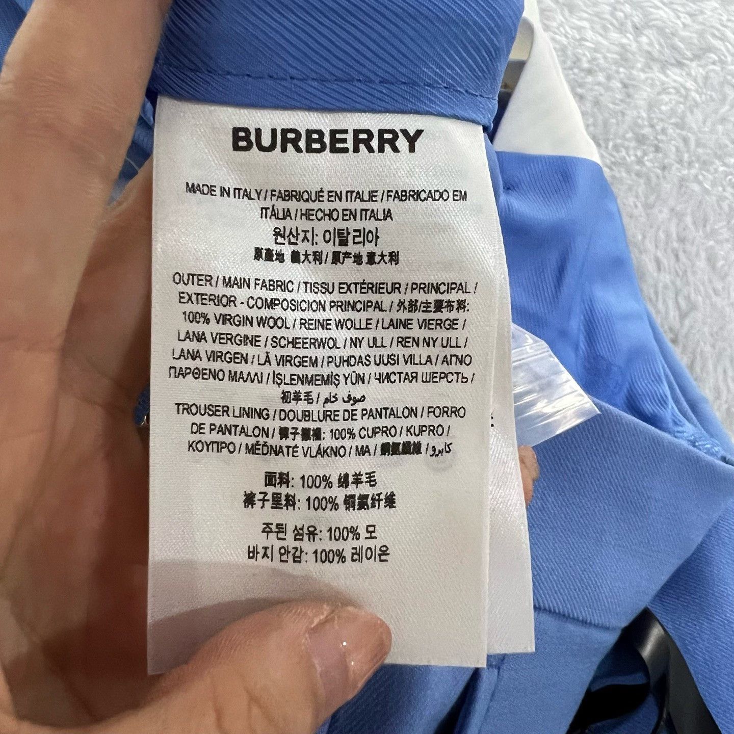 Burberry Burberry Blue Shorts 32 Men Size US 32 / EU 48 - 4 Thumbnail
